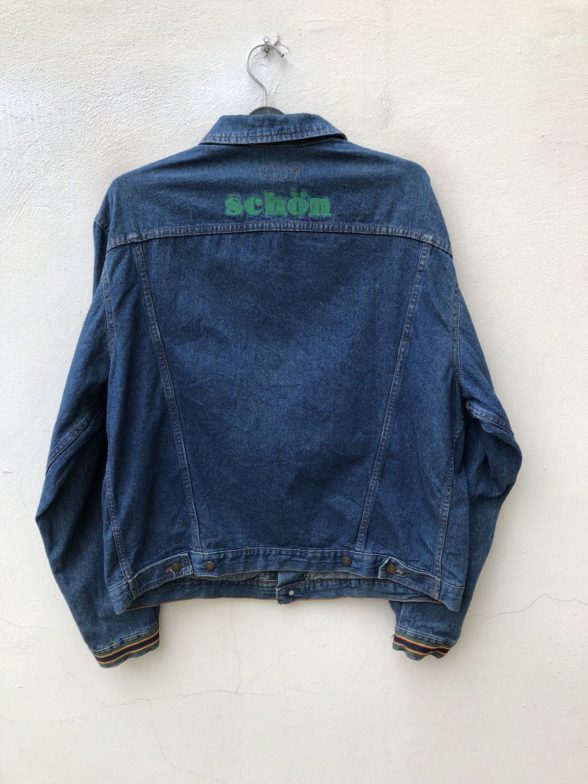 Mila Schon Vintage Mila Schon Made in Italy Denim Trucker Jacket Size US XL / EU 56 / 4 - 12 Thumbnail