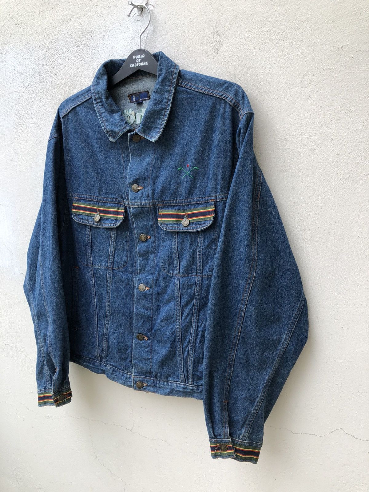 Mila Schon Vintage Mila Schon Made in Italy Denim Trucker Jacket Size US XL / EU 56 / 4 - 5 Thumbnail