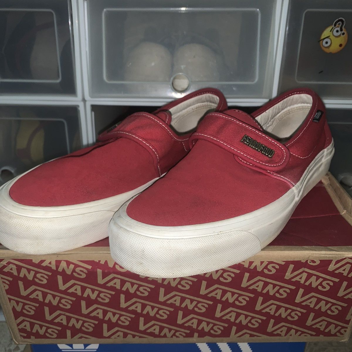 Fear of God Vans Vans Fear Of God Slip On 47 Dx Red Grailed