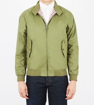 Ben sherman sale green harrington