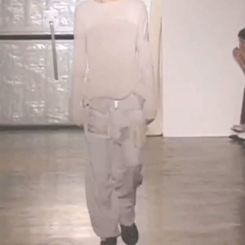 Rick Owens SS03 Suckerball Runway Silk/Cotton Cargo Pants Size US 32 / EU 48 - 8 Thumbnail