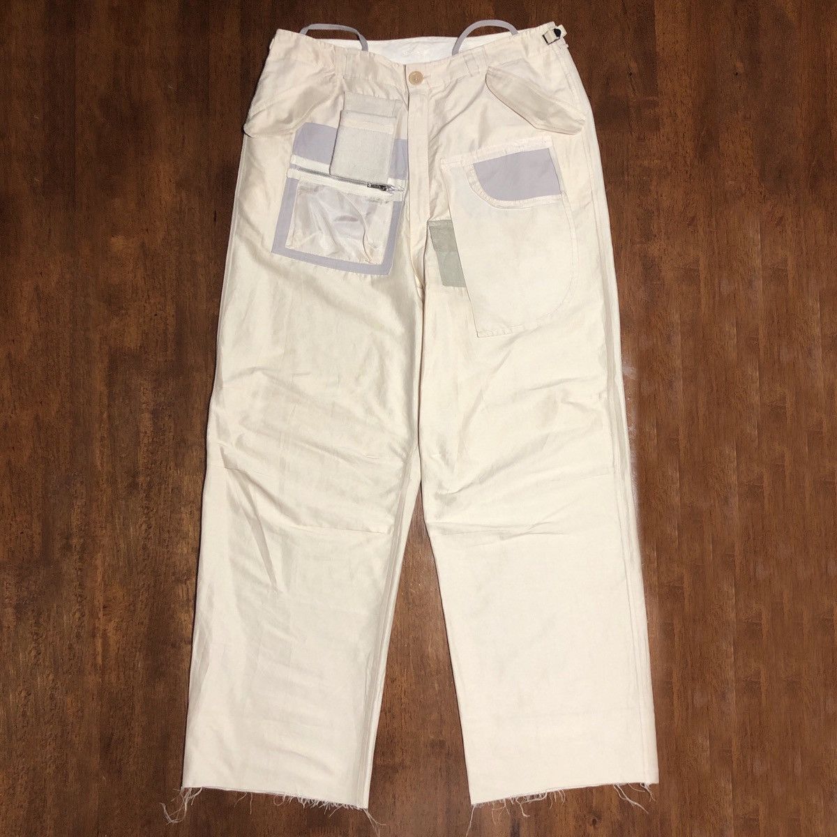 Rick Owens SS03 Suckerball Runway Silk/Cotton Cargo Pants Size US 32 / EU 48 - 1 Thumbnail