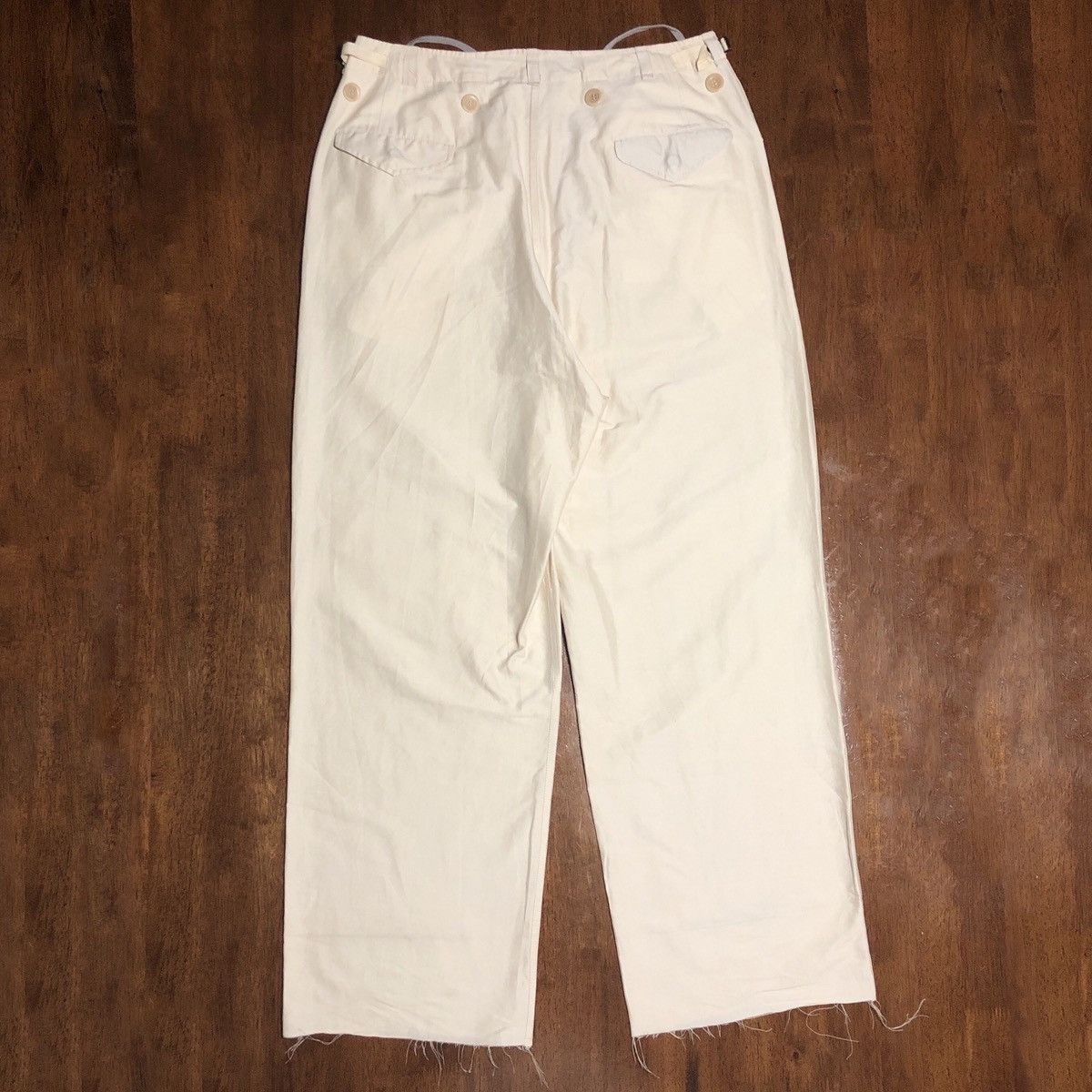 Rick Owens SS03 Suckerball Runway Silk/Cotton Cargo Pants Size US 32 / EU 48 - 6 Thumbnail