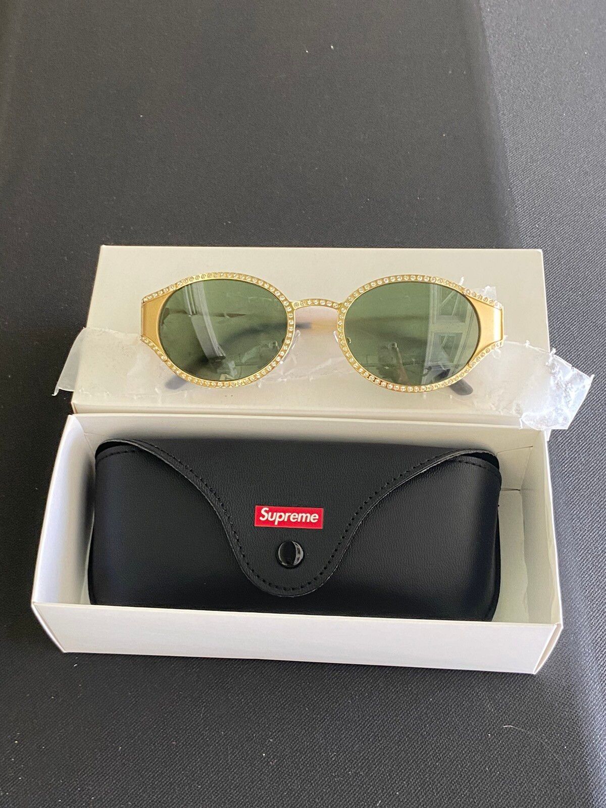 worldwide ship Supreme Miller Gold Sunglasses | www.fcbsudan.com