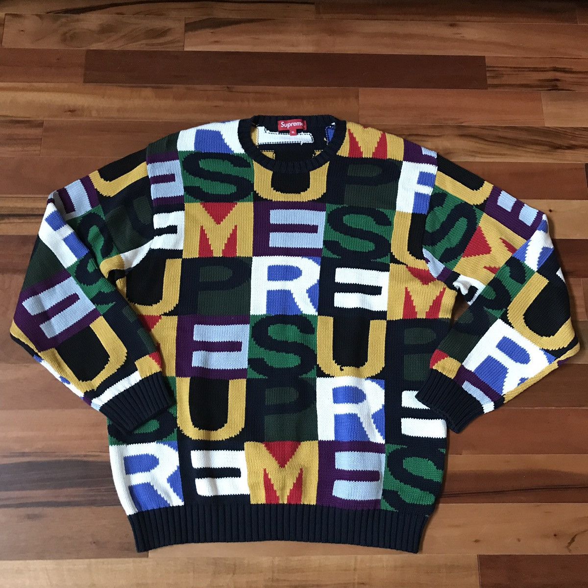 Supreme Supreme Big Letters Sweater | Grailed