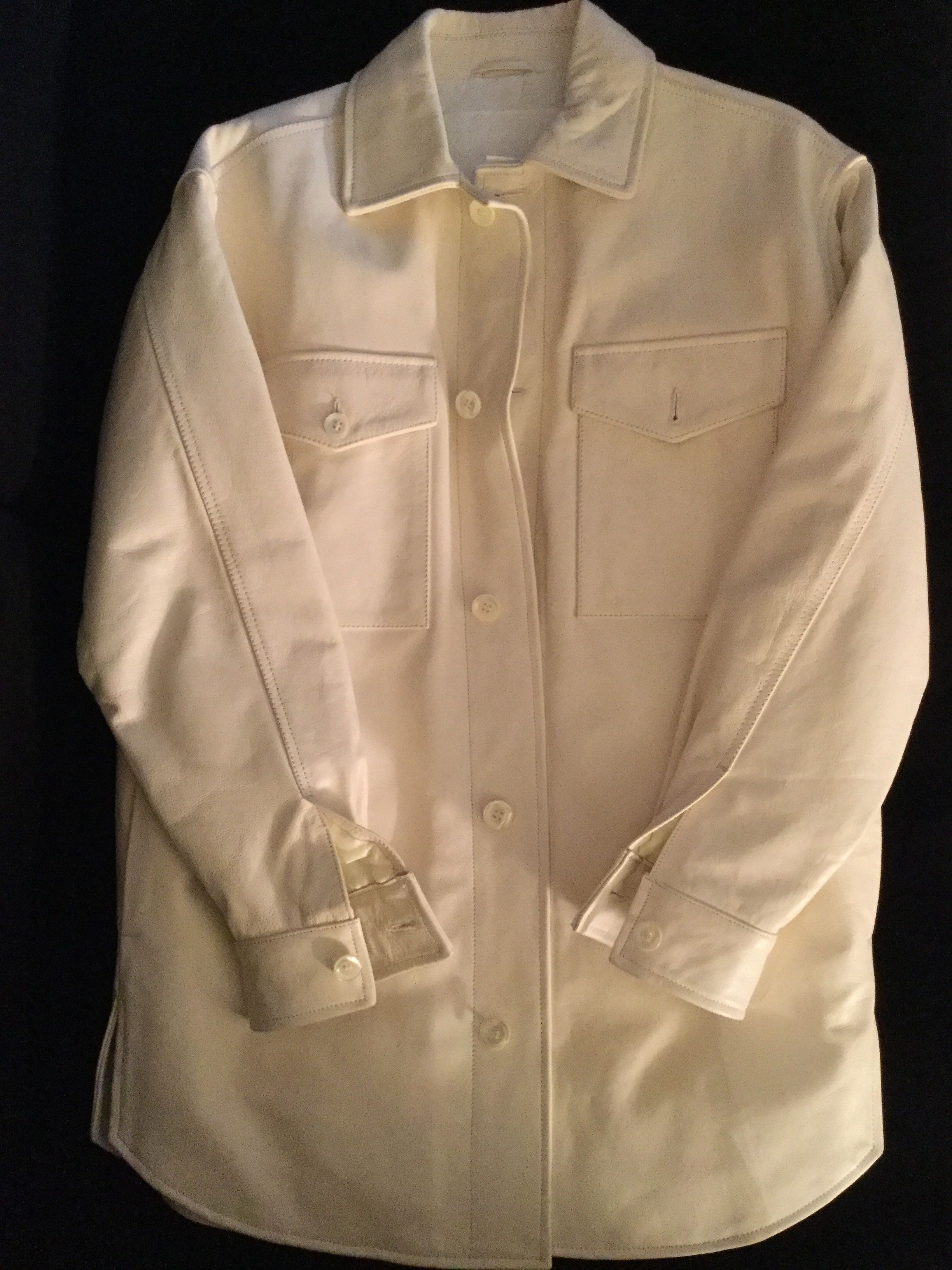 Maison Margiela Martin Margiela/HM leather shirt jacket Size US S / EU 44-46 / 1 - 1 Thumbnail