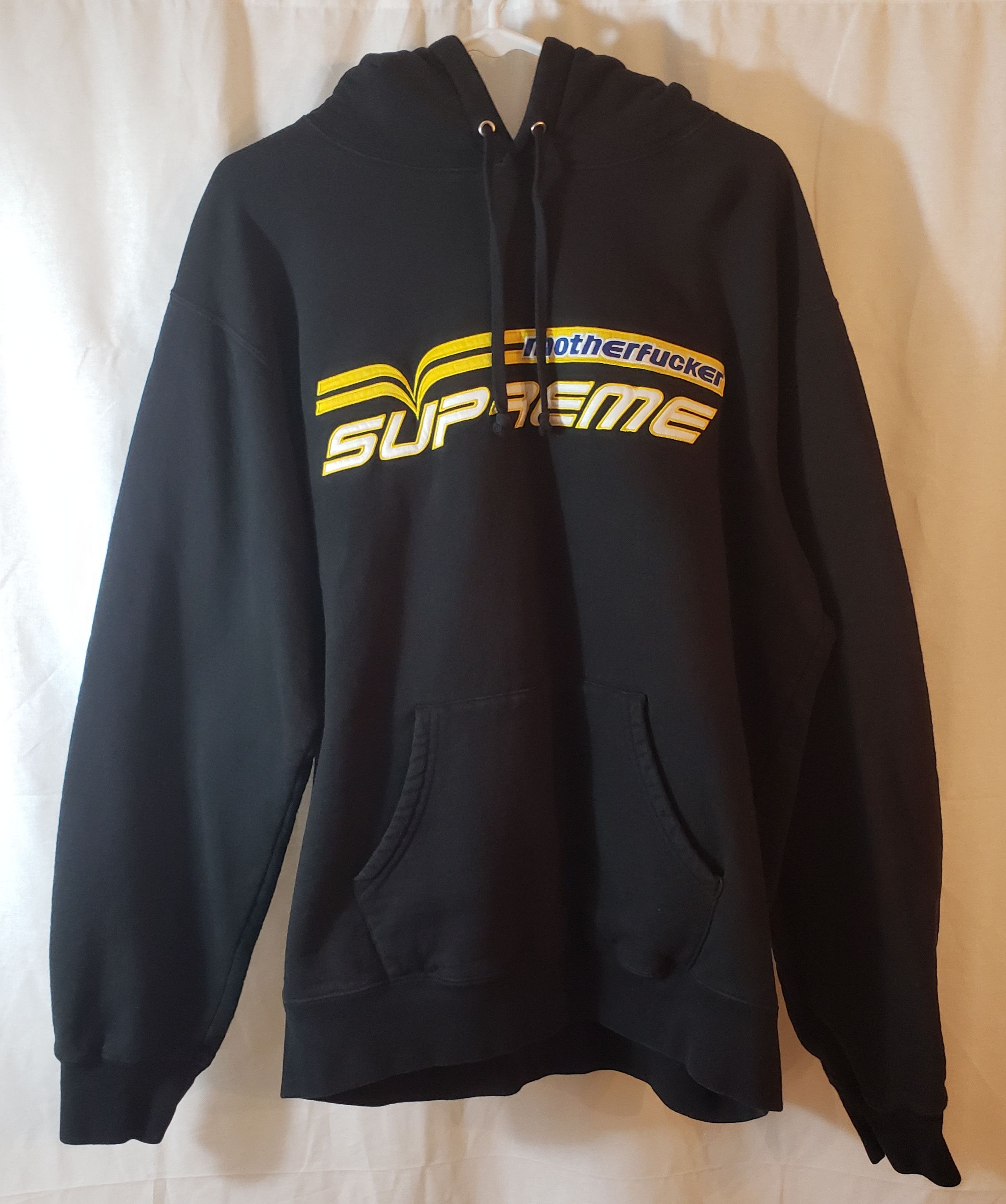 Supreme Supreme Motherfucker Hoodie Black SS19 Size XL | Grailed