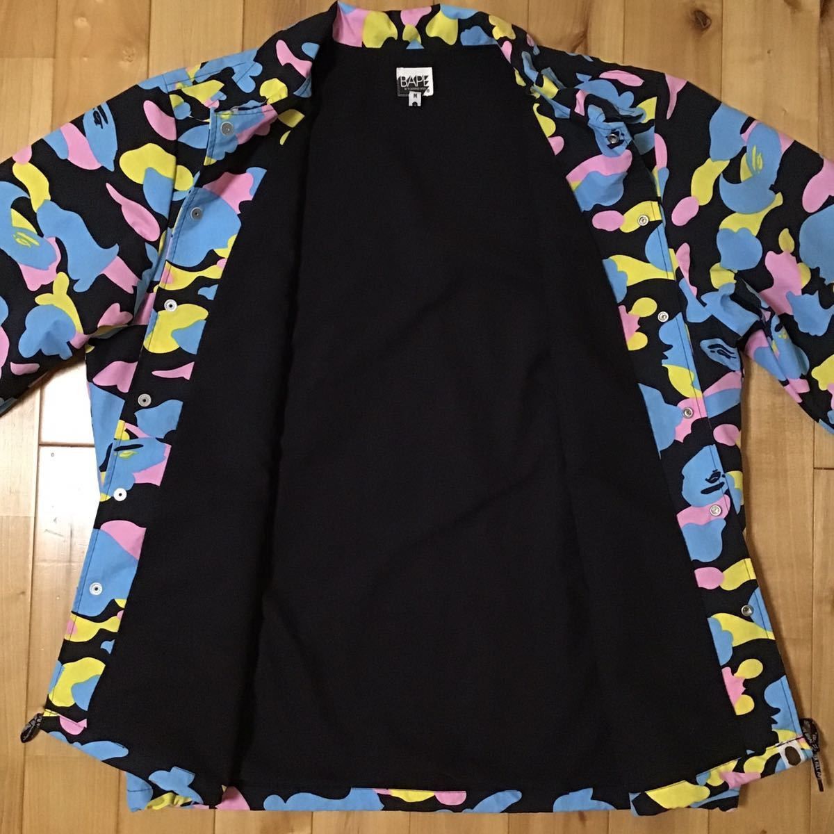 Bape BAPE Multi Camo Coach Jacket cotton candy camo Size US M / EU 48-50 / 2 - 2 Thumbnail