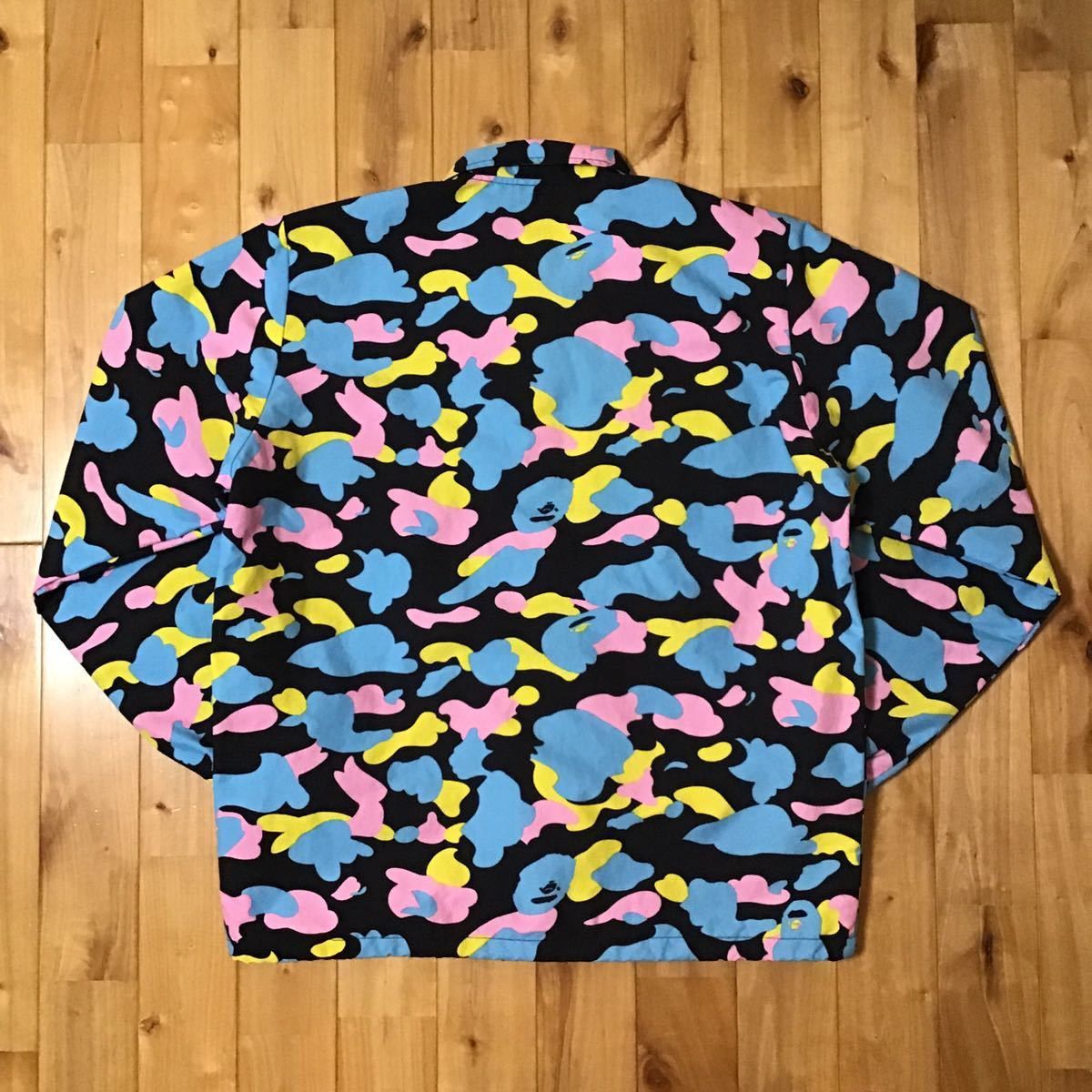 Bape BAPE Multi Camo Coach Jacket cotton candy camo Size US M / EU 48-50 / 2 - 3 Thumbnail