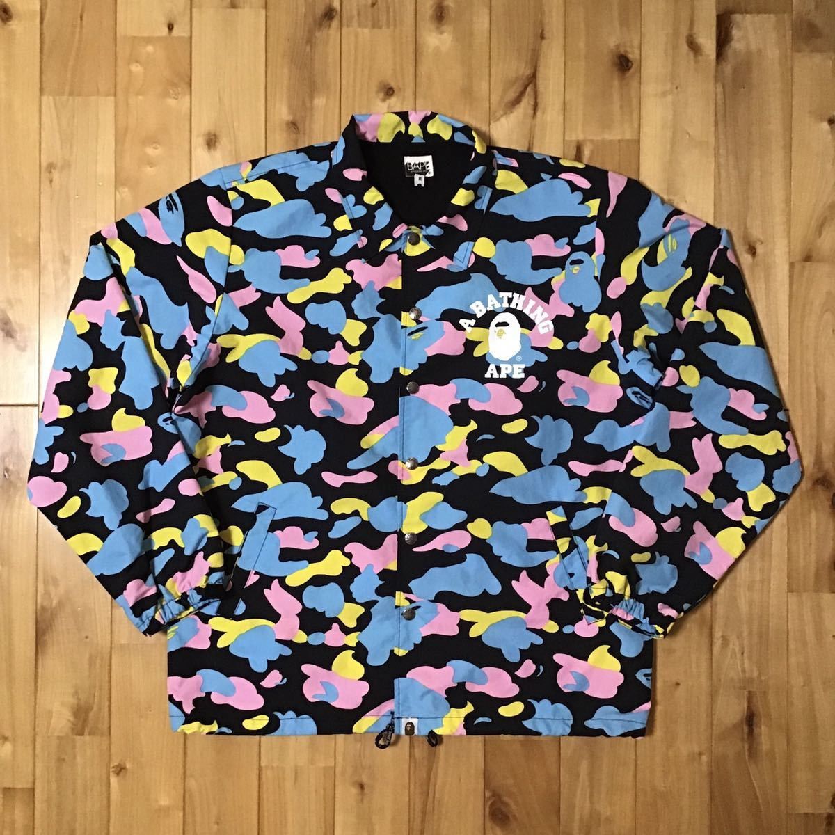 Bape BAPE Multi Camo Coach Jacket cotton candy camo Size US M / EU 48-50 / 2 - 1 Thumbnail