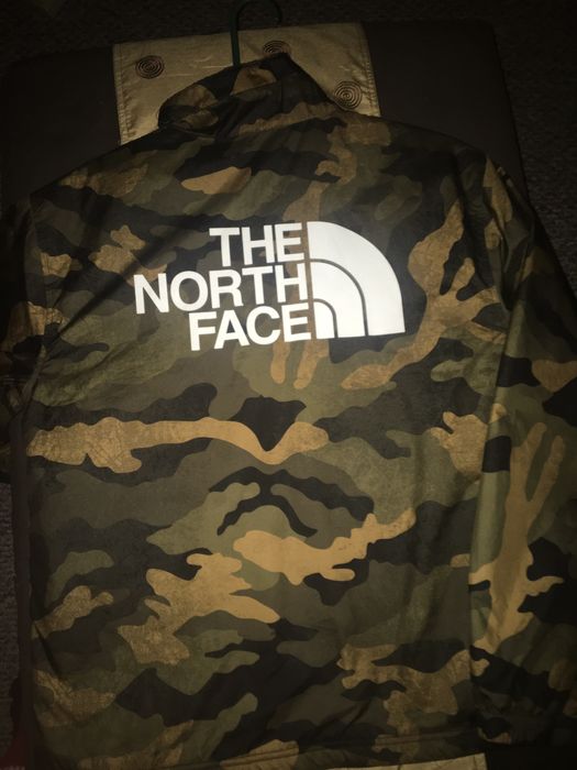 Army fatigue north store face jacket