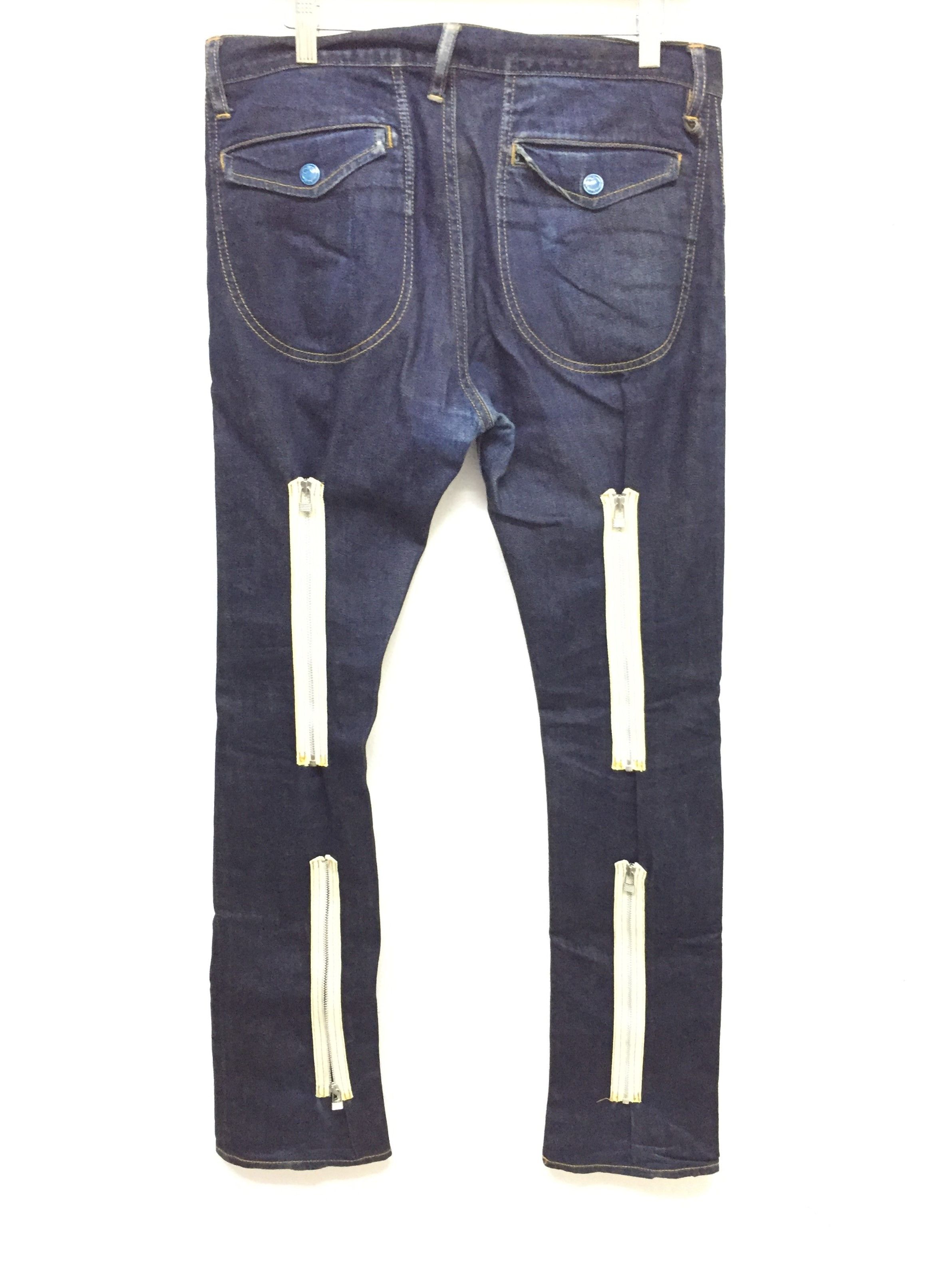 PHENOMENON MACKDADDY Bondage zipper slim denim Size US 31 - 1 Thumbnail