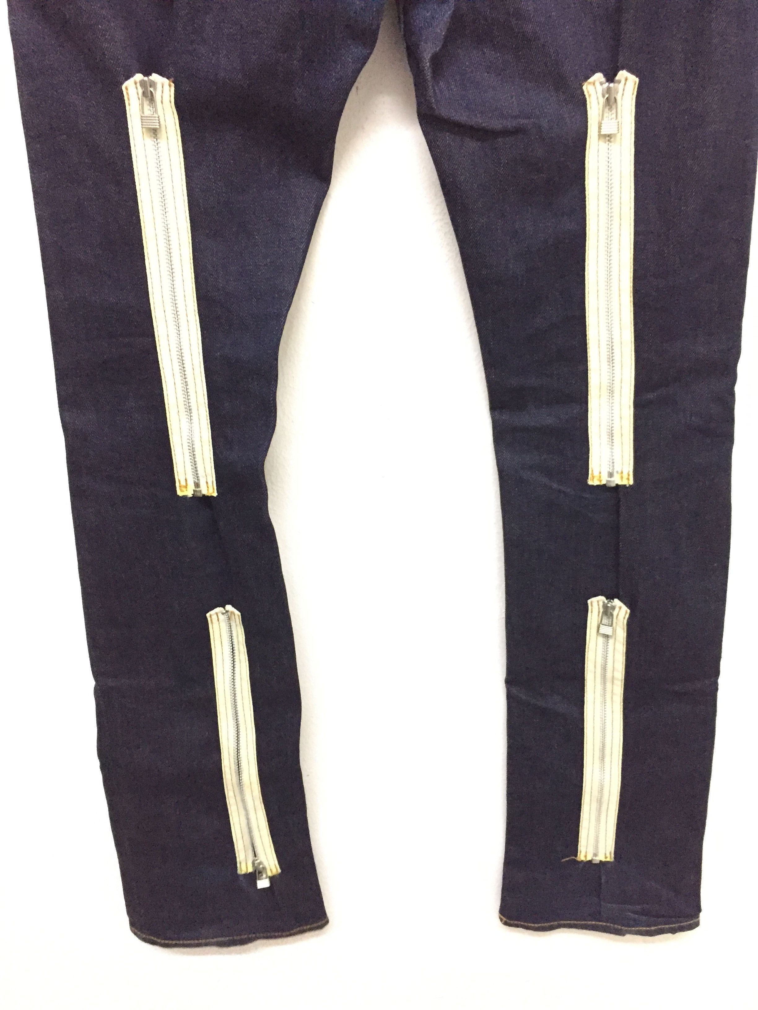 PHENOMENON MACKDADDY Bondage zipper slim denim Size US 31 - 3 Thumbnail