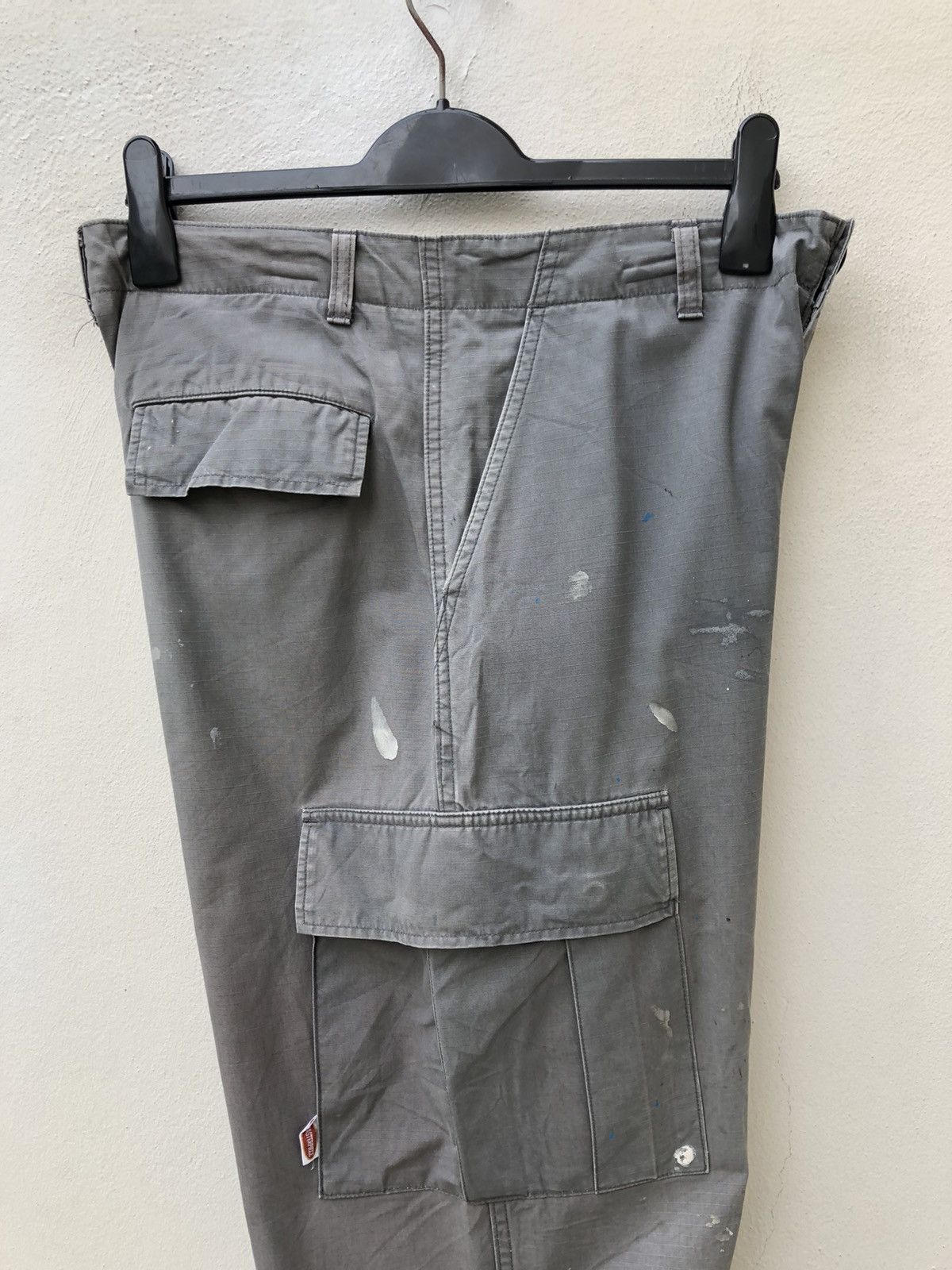 Japanese Brand × MasterPiece Vintage Masterpiece Japan Paint Splattered Cargo Trouser Size US 32 / EU 48 - 16 Thumbnail