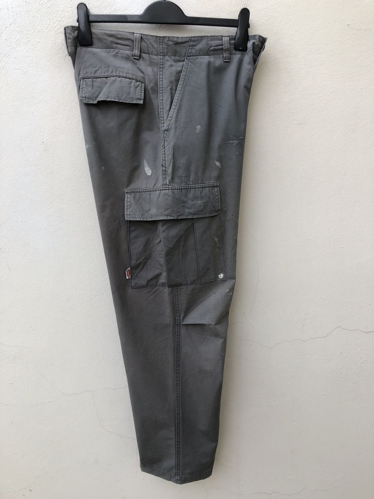 Japanese Brand × MasterPiece Vintage Masterpiece Japan Paint Splattered Cargo Trouser Size US 32 / EU 48 - 15 Thumbnail