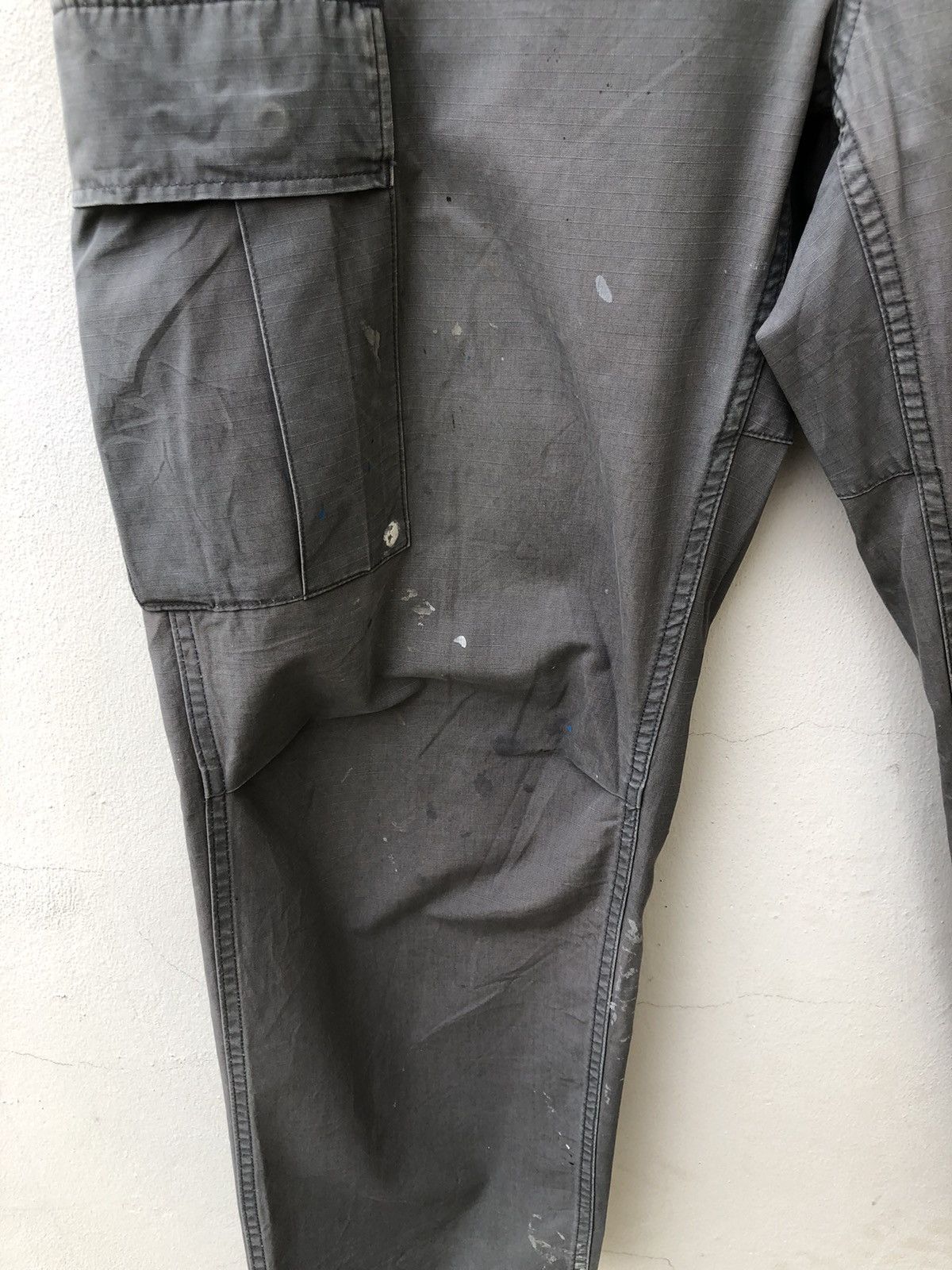 Japanese Brand × MasterPiece Vintage Masterpiece Japan Paint Splattered Cargo Trouser Size US 32 / EU 48 - 4 Thumbnail