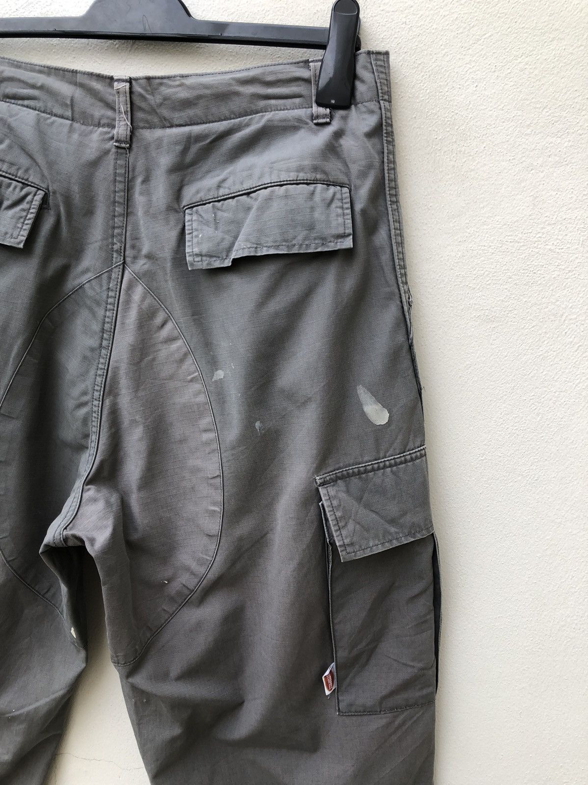 Japanese Brand × MasterPiece Vintage Masterpiece Japan Paint Splattered Cargo Trouser Size US 32 / EU 48 - 12 Thumbnail