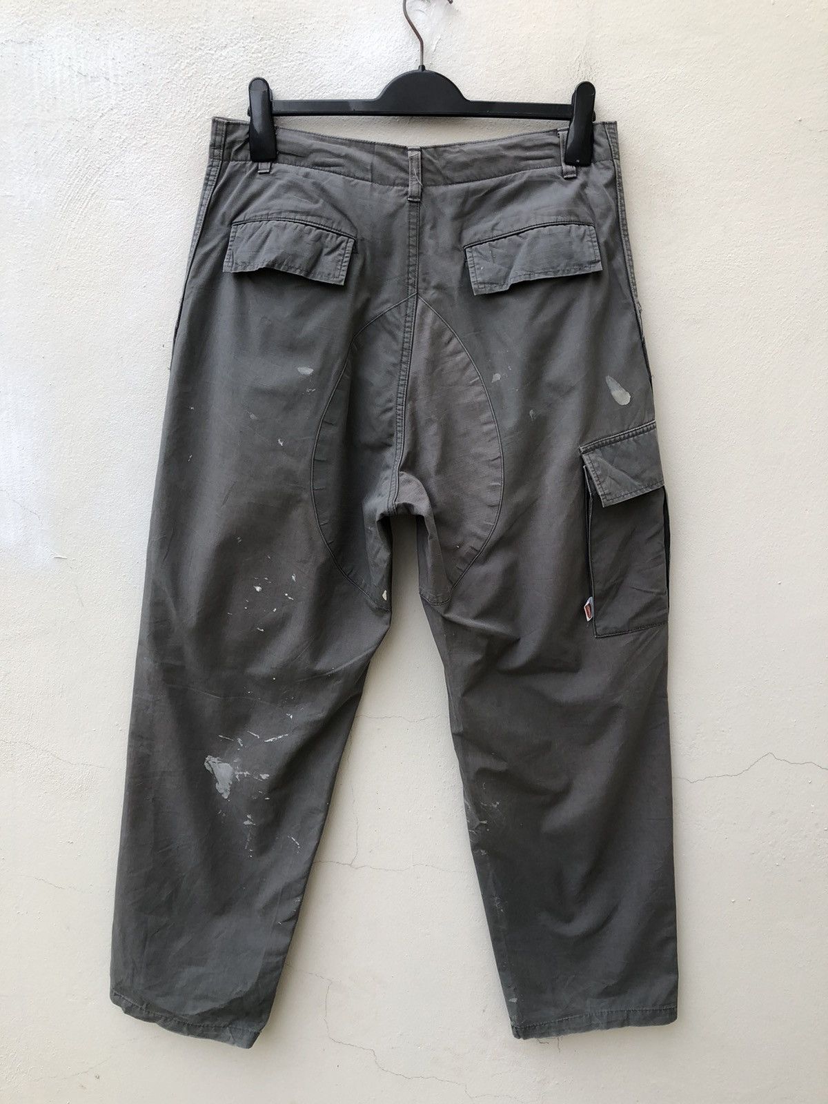 Japanese Brand × MasterPiece Vintage Masterpiece Japan Paint Splattered Cargo Trouser Size US 32 / EU 48 - 8 Thumbnail