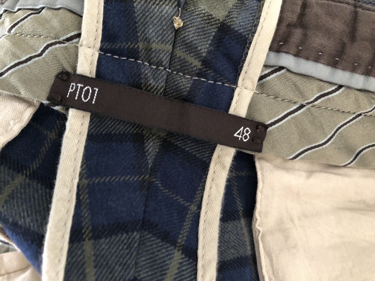 PT Torino PT01 Cropped Checkered Trouser Pant Size US 32 / EU 48 - 15 Thumbnail
