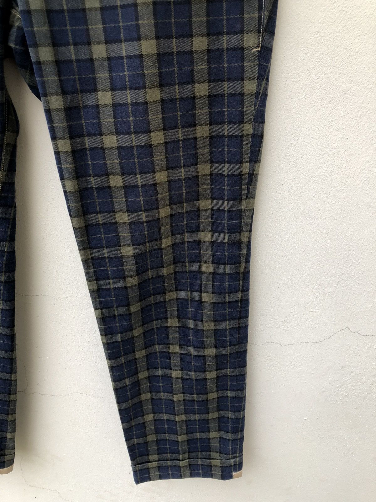 PT Torino PT01 Cropped Checkered Trouser Pant Size US 32 / EU 48 - 7 Thumbnail