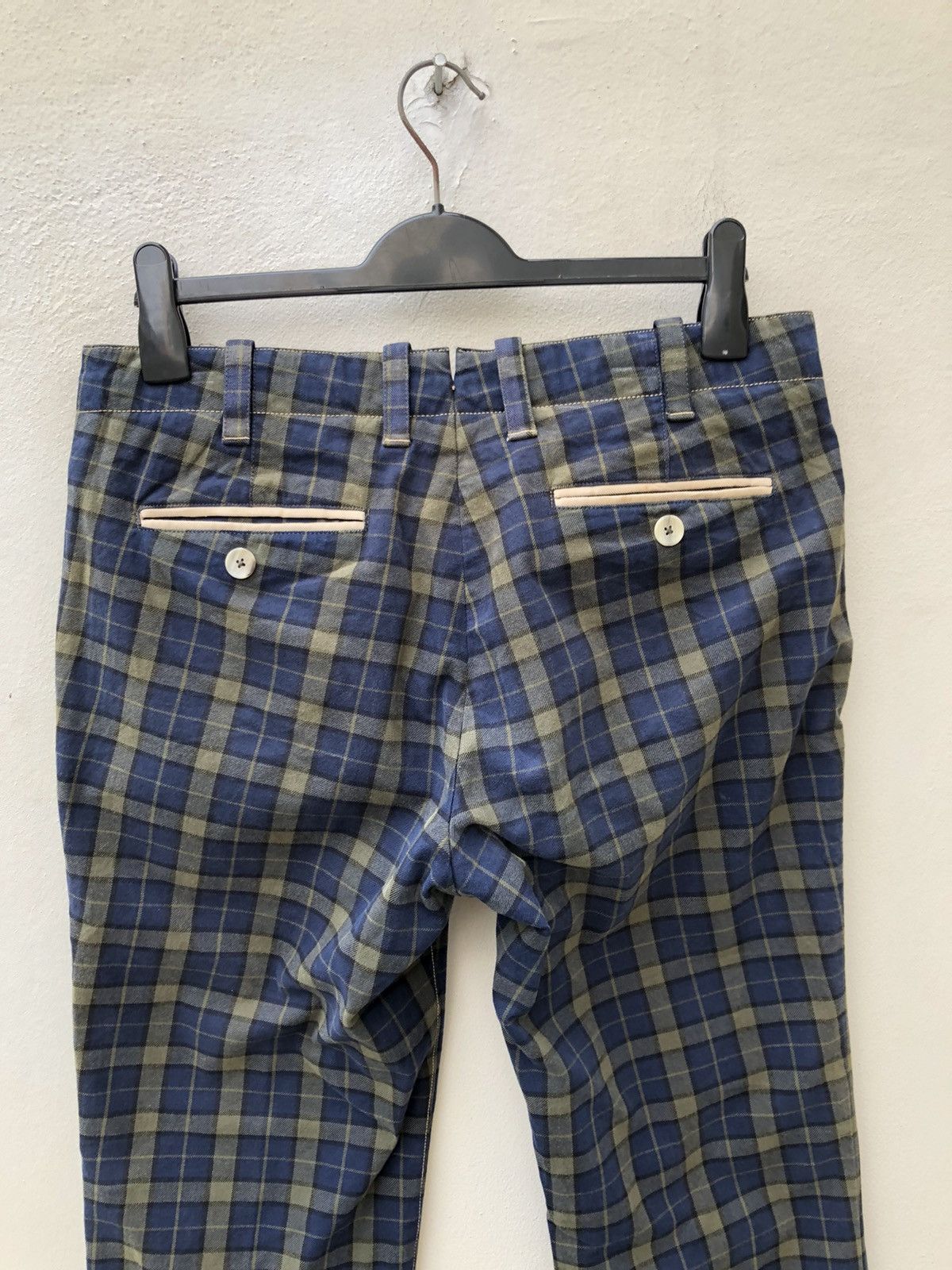 PT Torino PT01 Cropped Checkered Trouser Pant Size US 32 / EU 48 - 11 Thumbnail