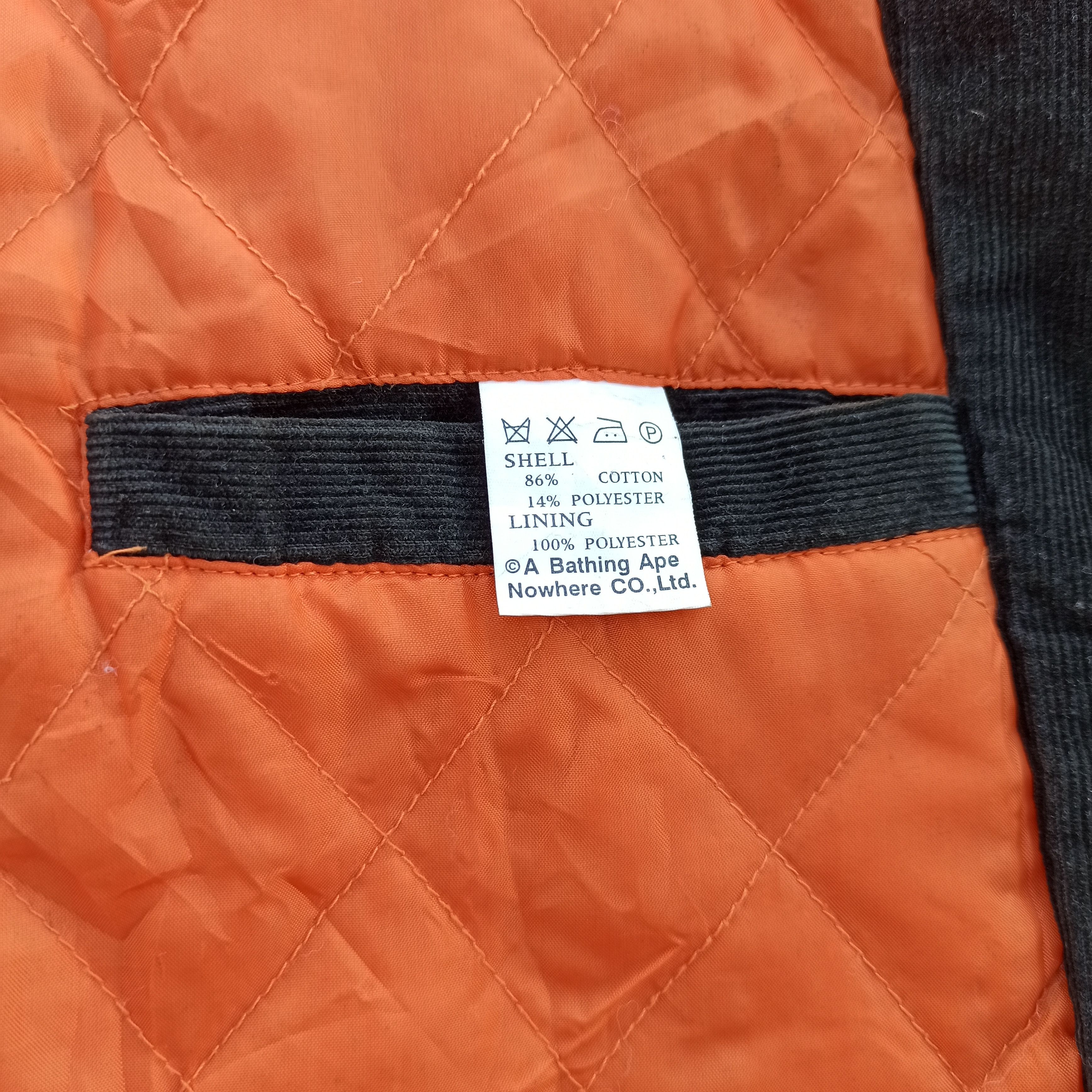 Bape 💥RARE💥Vintage Bape General Made Corduroy Varsity Size US S / EU 44-46 / 1 - 6 Thumbnail