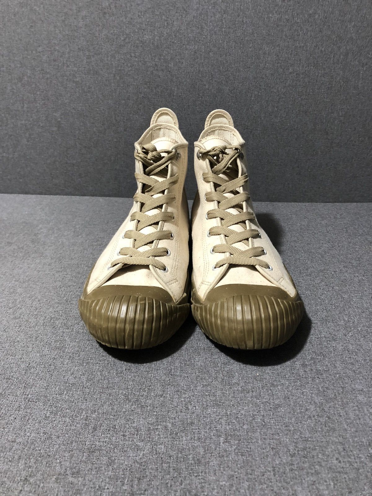 Nigel Cabourn Army trainers- 1949 WW2 high top sneaker | Grailed