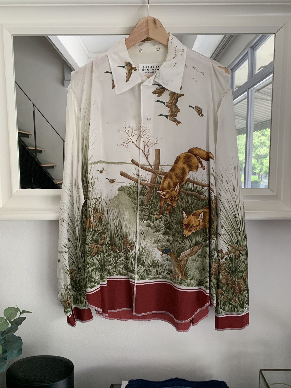 Maison Margiela Maison Martin Margiela S/S 2017 Silk Fox Shirt