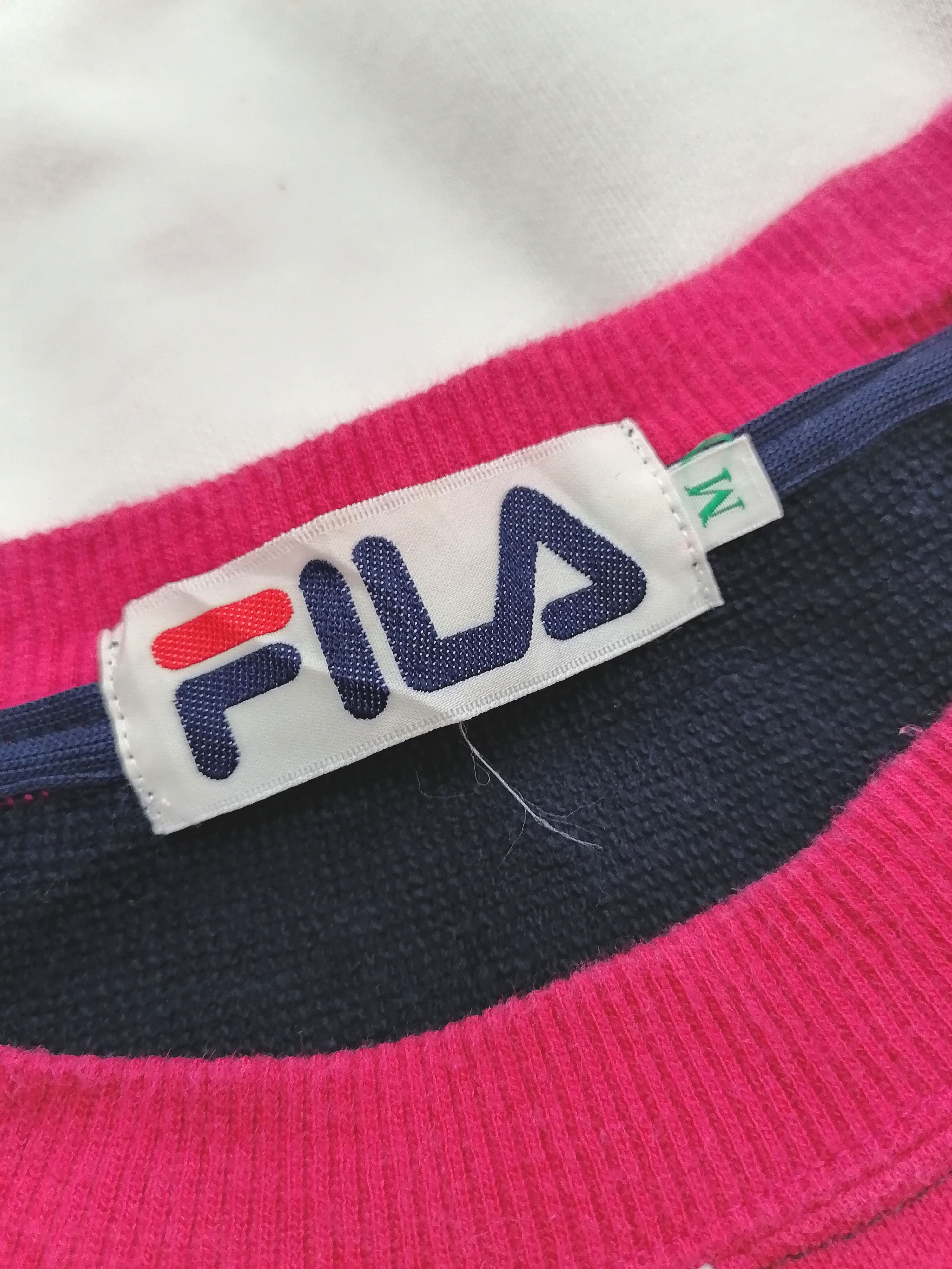 Fila × Vintage Vintage Fila Colour Block Sports Sweatshirt Size US L / EU 52-54 / 3 - 7 Thumbnail