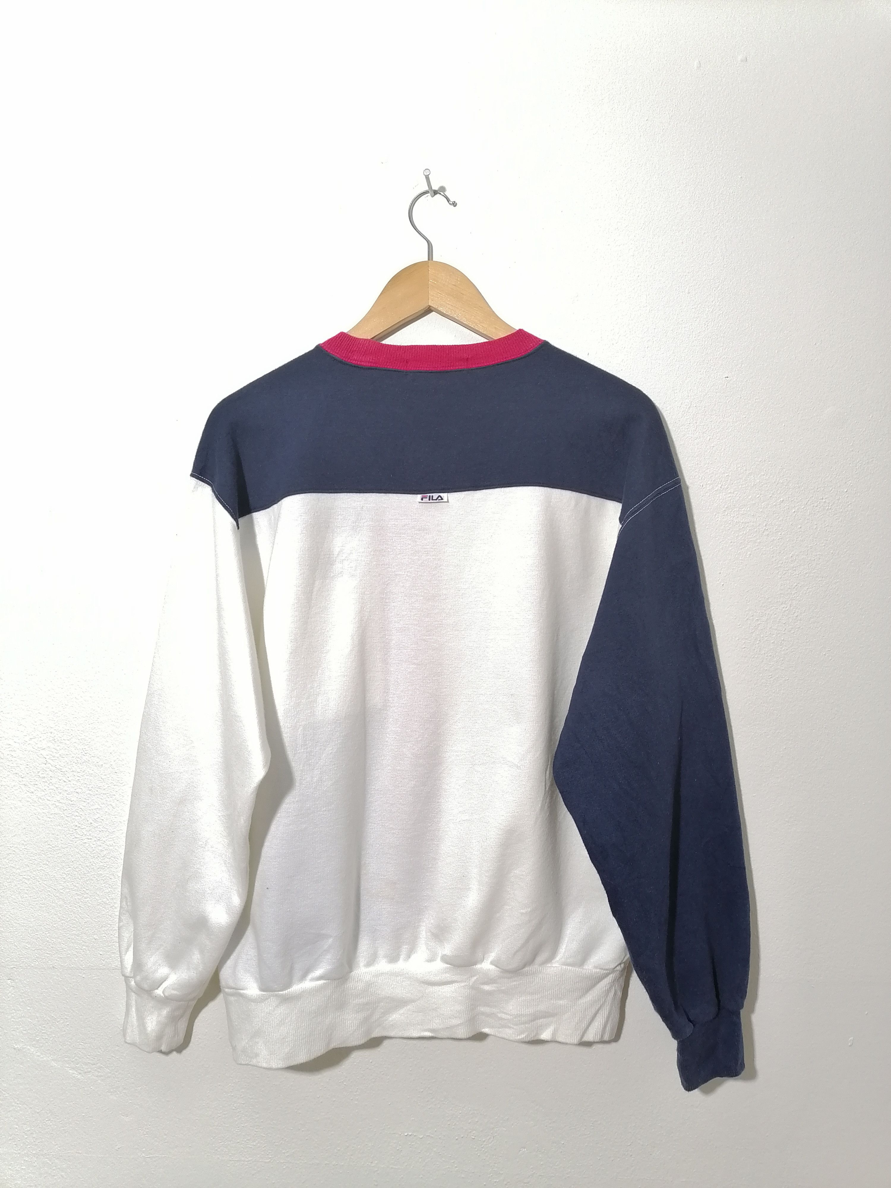 Fila × Vintage Vintage Fila Colour Block Sports Sweatshirt Size US L / EU 52-54 / 3 - 2 Thumbnail