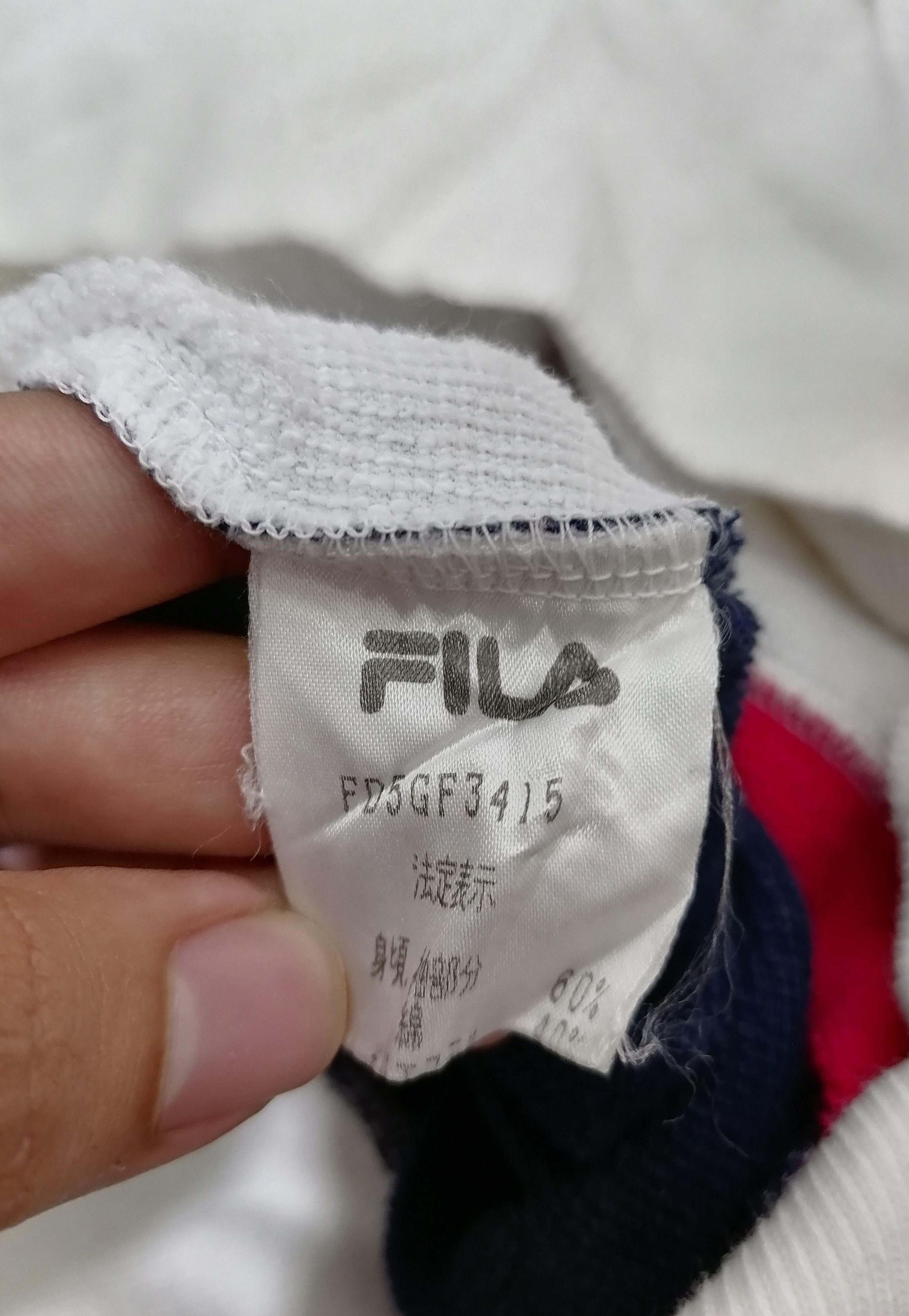 Fila × Vintage Vintage Fila Colour Block Sports Sweatshirt Size US L / EU 52-54 / 3 - 6 Thumbnail