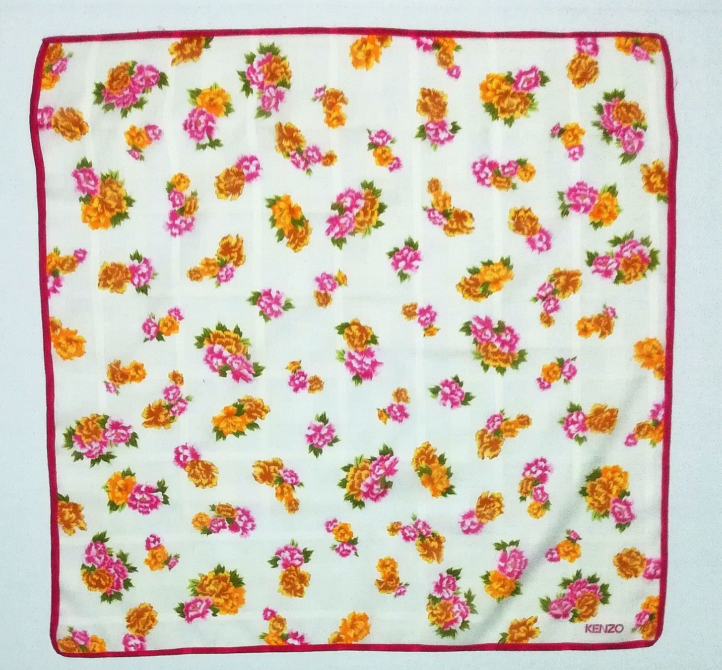 Kenzo Vintage KENZO Bandana/Handkerchief Floral Design Size ONE SIZE - 5 Thumbnail