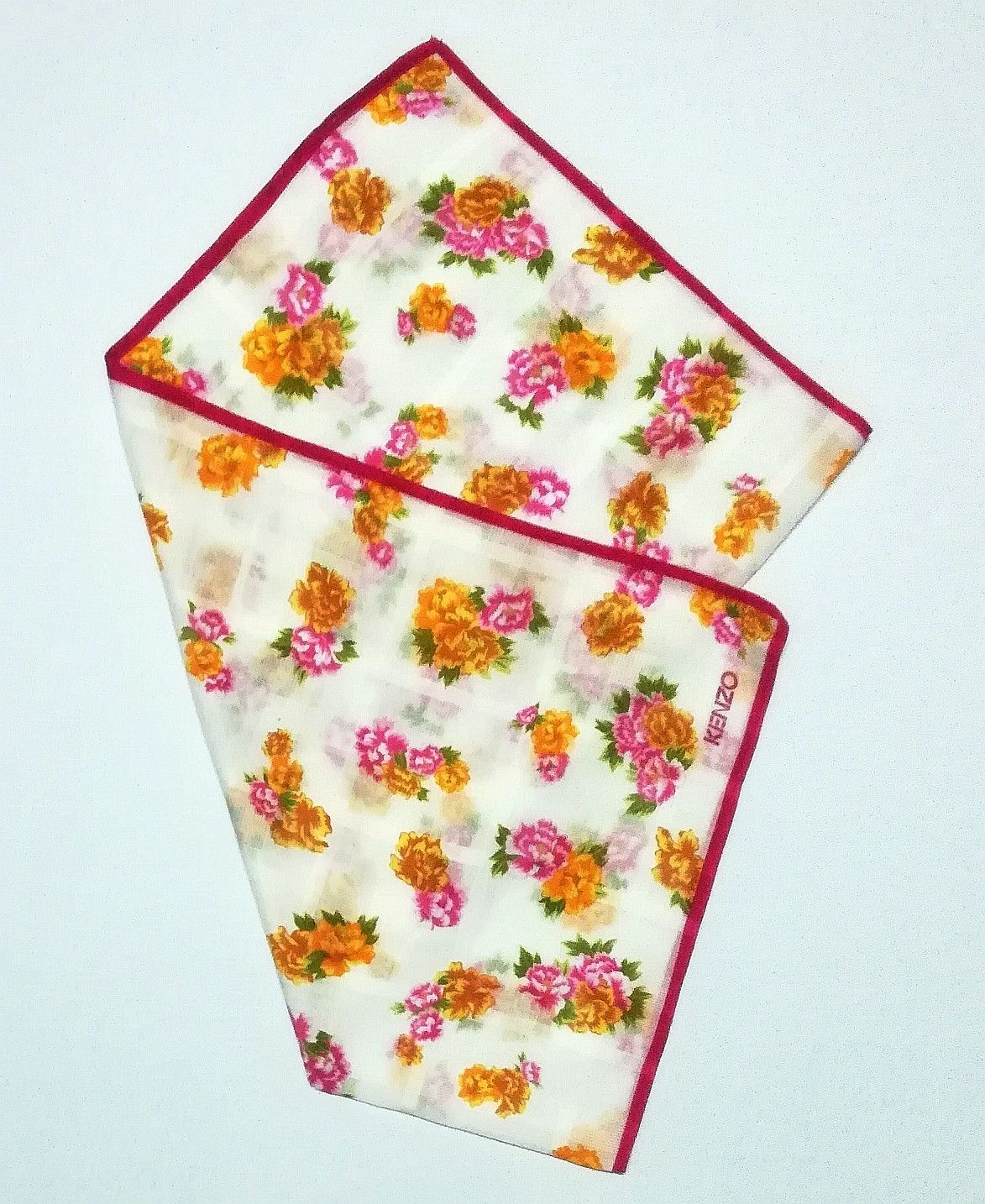 Kenzo Vintage KENZO Bandana/Handkerchief Floral Design Size ONE SIZE - 3 Thumbnail