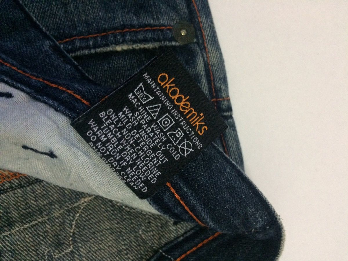 Akademiks × Japanese Brand Baggy Akasemiks design patchwork denim pants big saiz Size US 36 / EU 52 - 8 Thumbnail