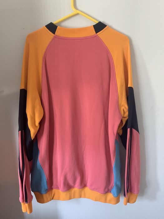 Adidas pink and hot sale orange sweater