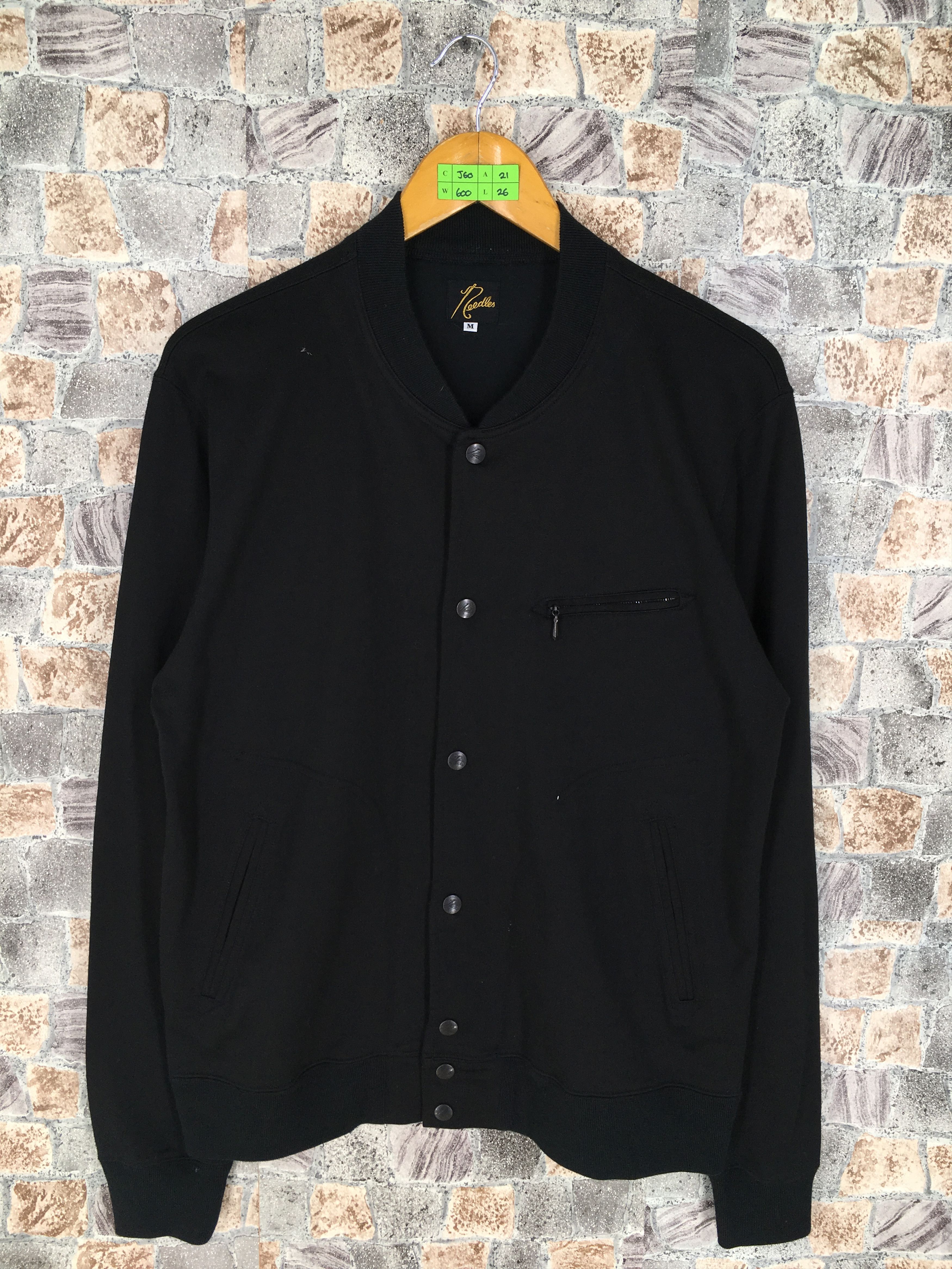 Japanese Brand NEEDLES Japan Cardigan Black Jacket Size US M / EU 48-50 / 2 - 1 Thumbnail