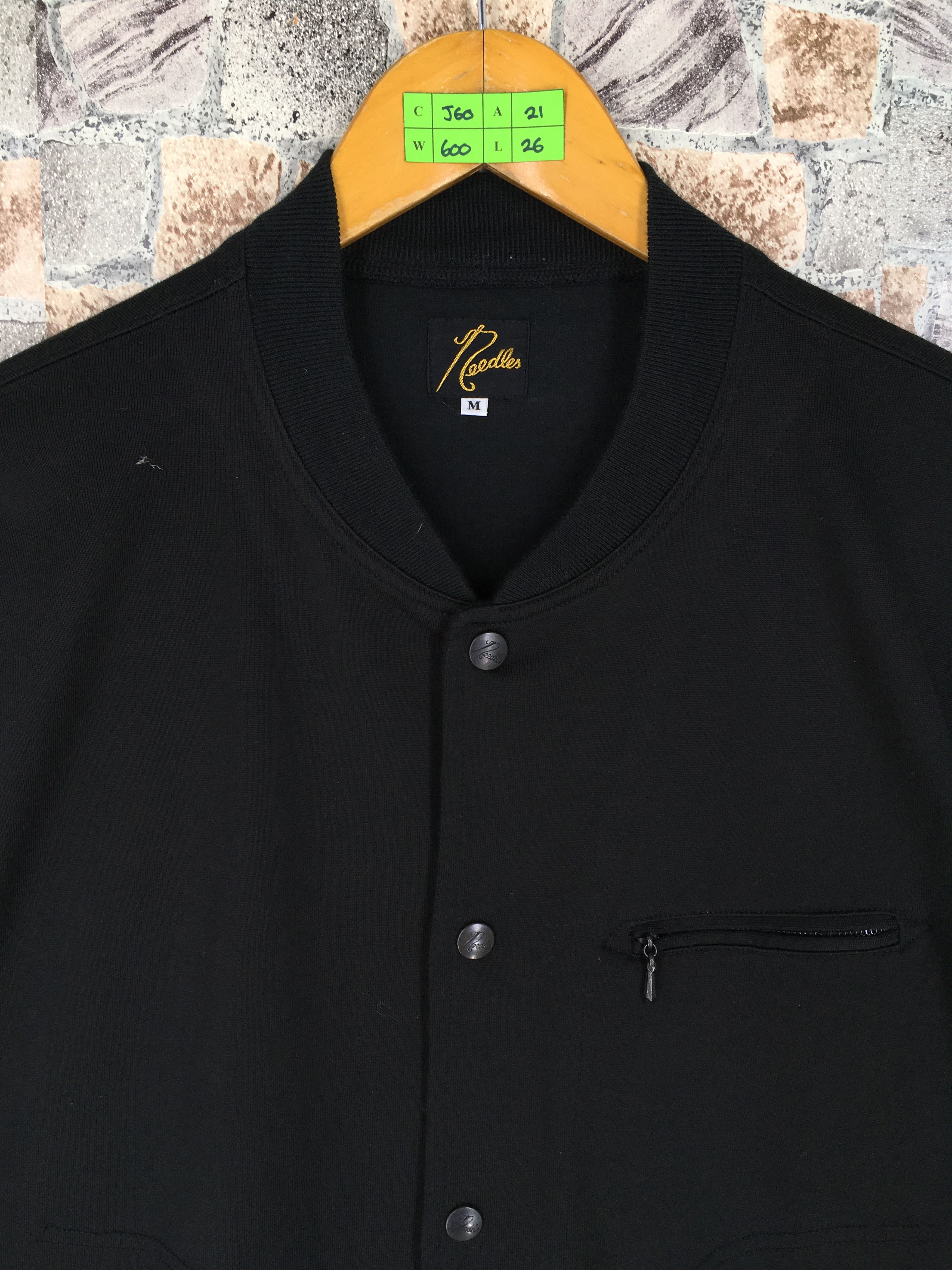 Japanese Brand NEEDLES Japan Cardigan Black Jacket Size US M / EU 48-50 / 2 - 2 Thumbnail