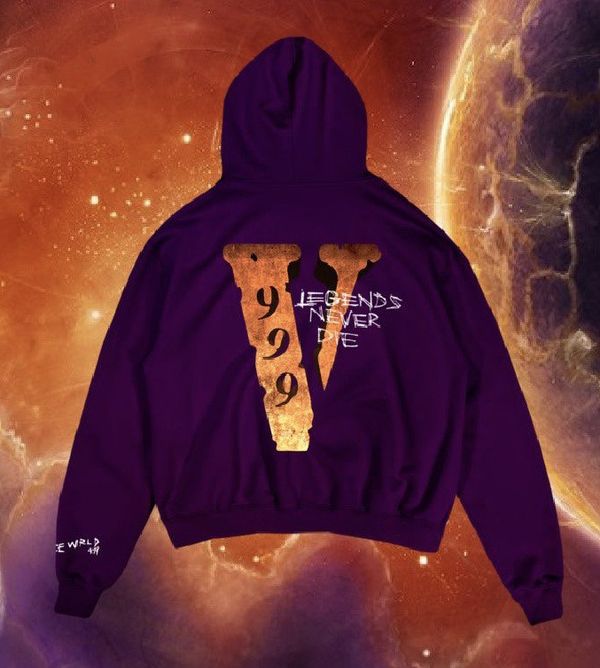 Juice Wrld x Vlone Hoodie Purple