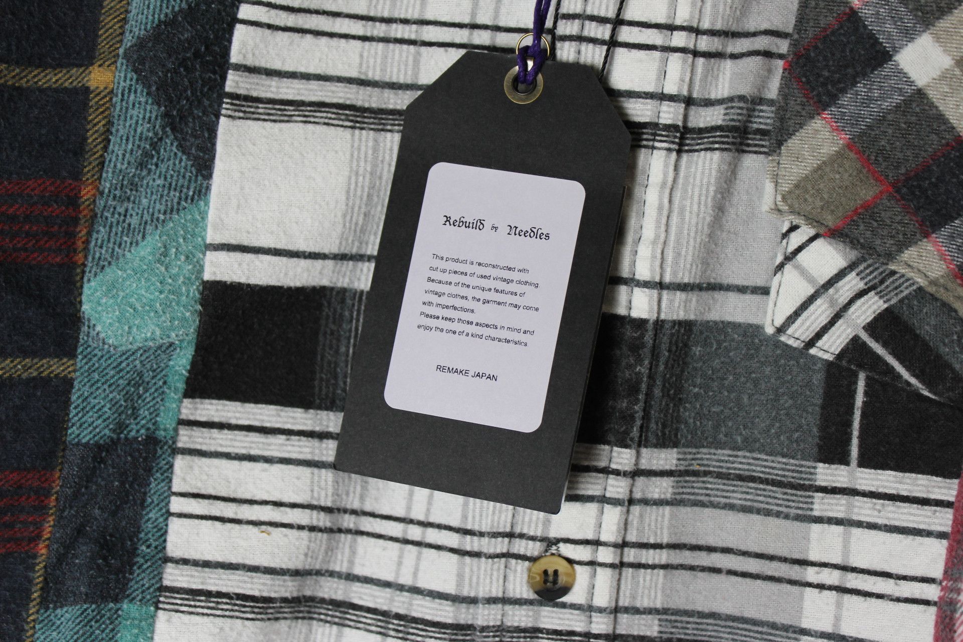 Needles × Vintage Needles Rebuild 7 Cuts Flannel Size US XL / EU 56 / 4 - 3 Thumbnail