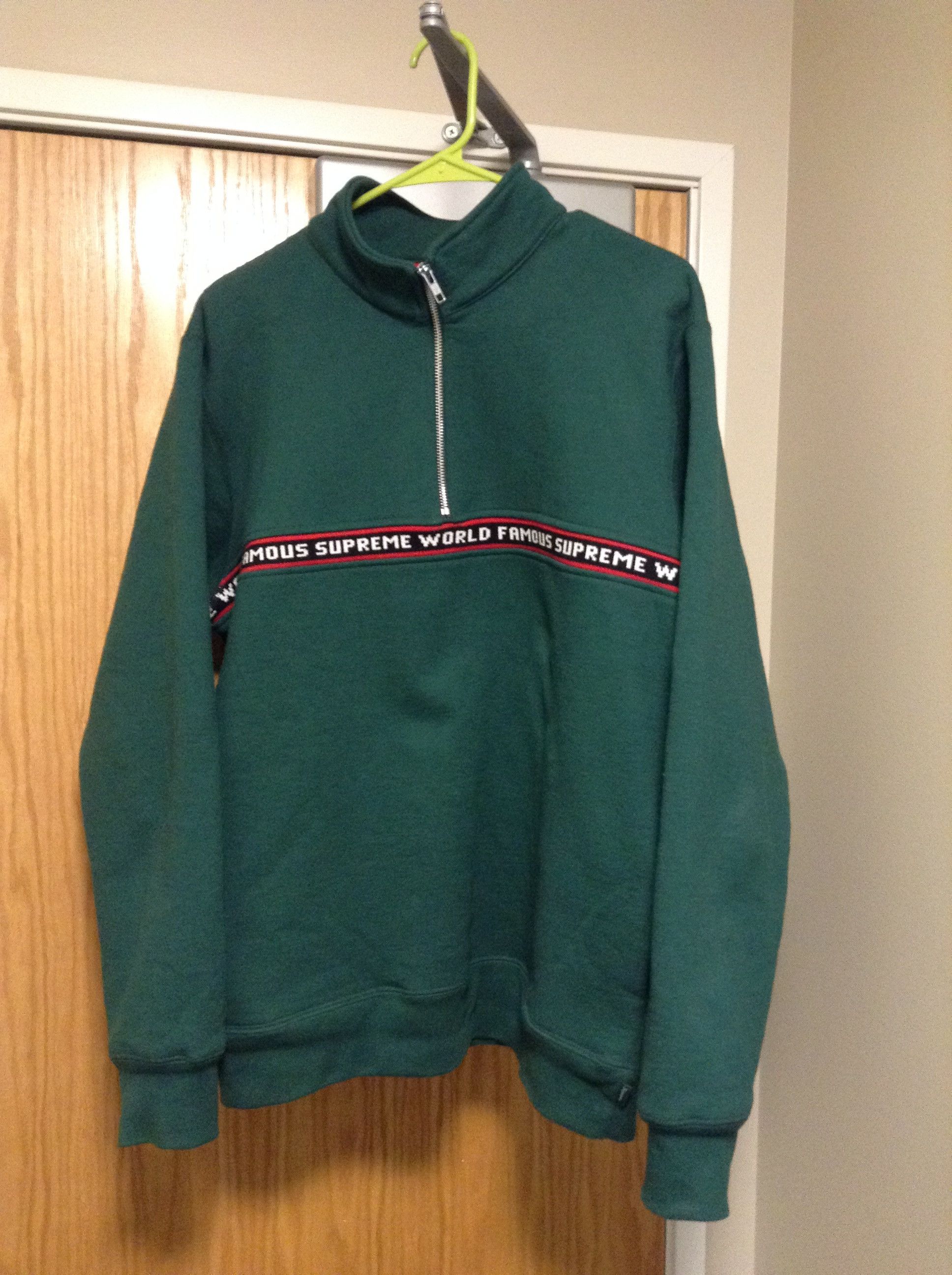 Supreme World Famous Half Zip Sweat (FW16)