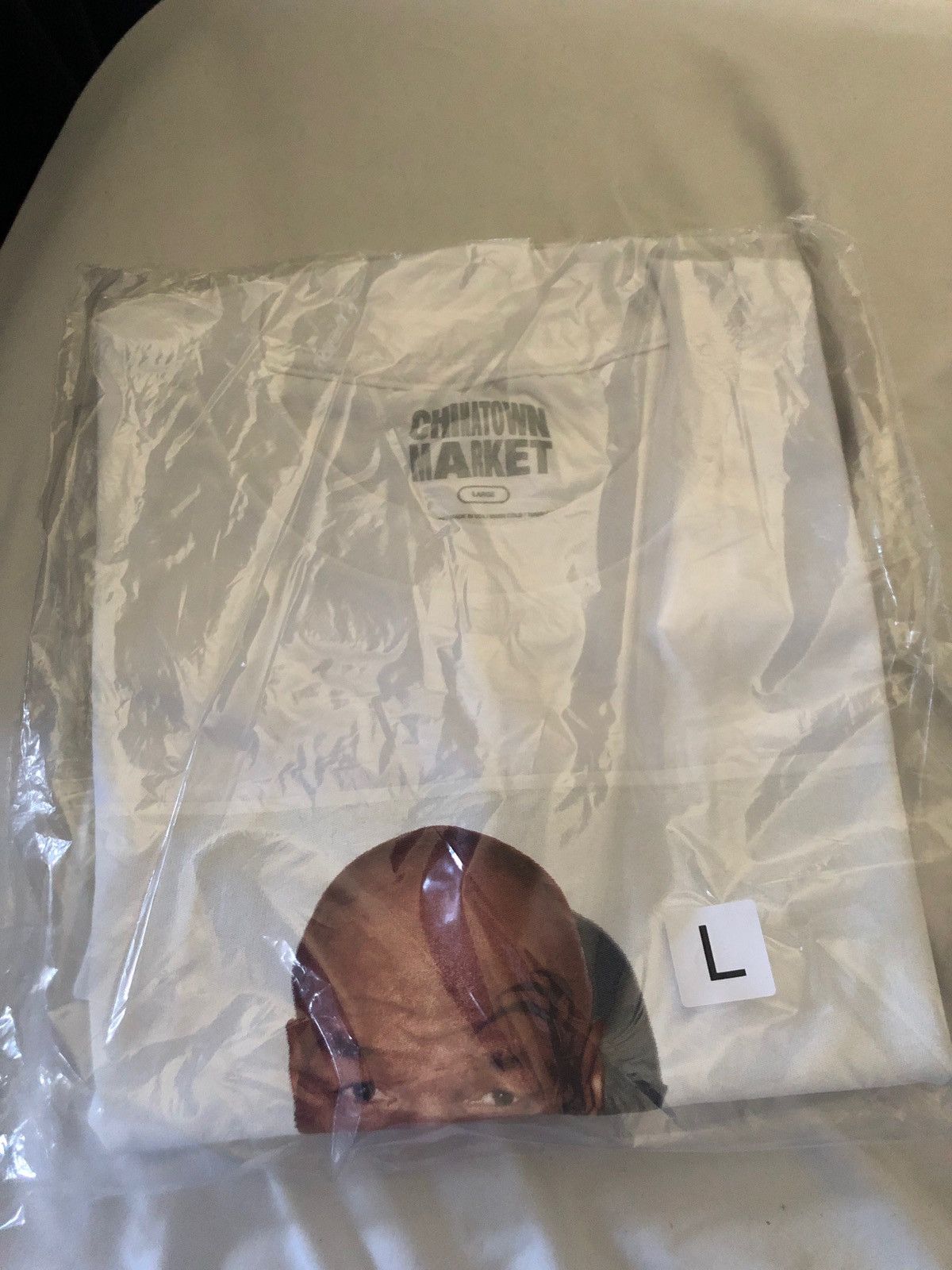 T-shirt Chinatown Market Mike Tyson - Blanc, Taille XXL, édition Sold Out, Neuf Sans étiquettes