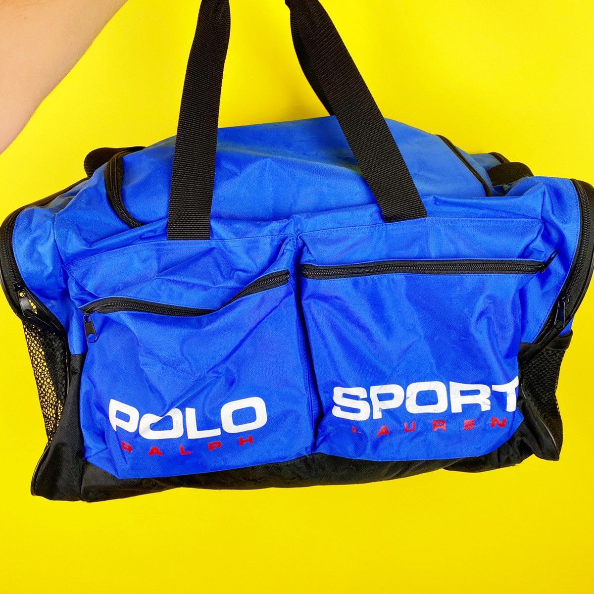 90s Vintage Polo Sport Duffle Bag