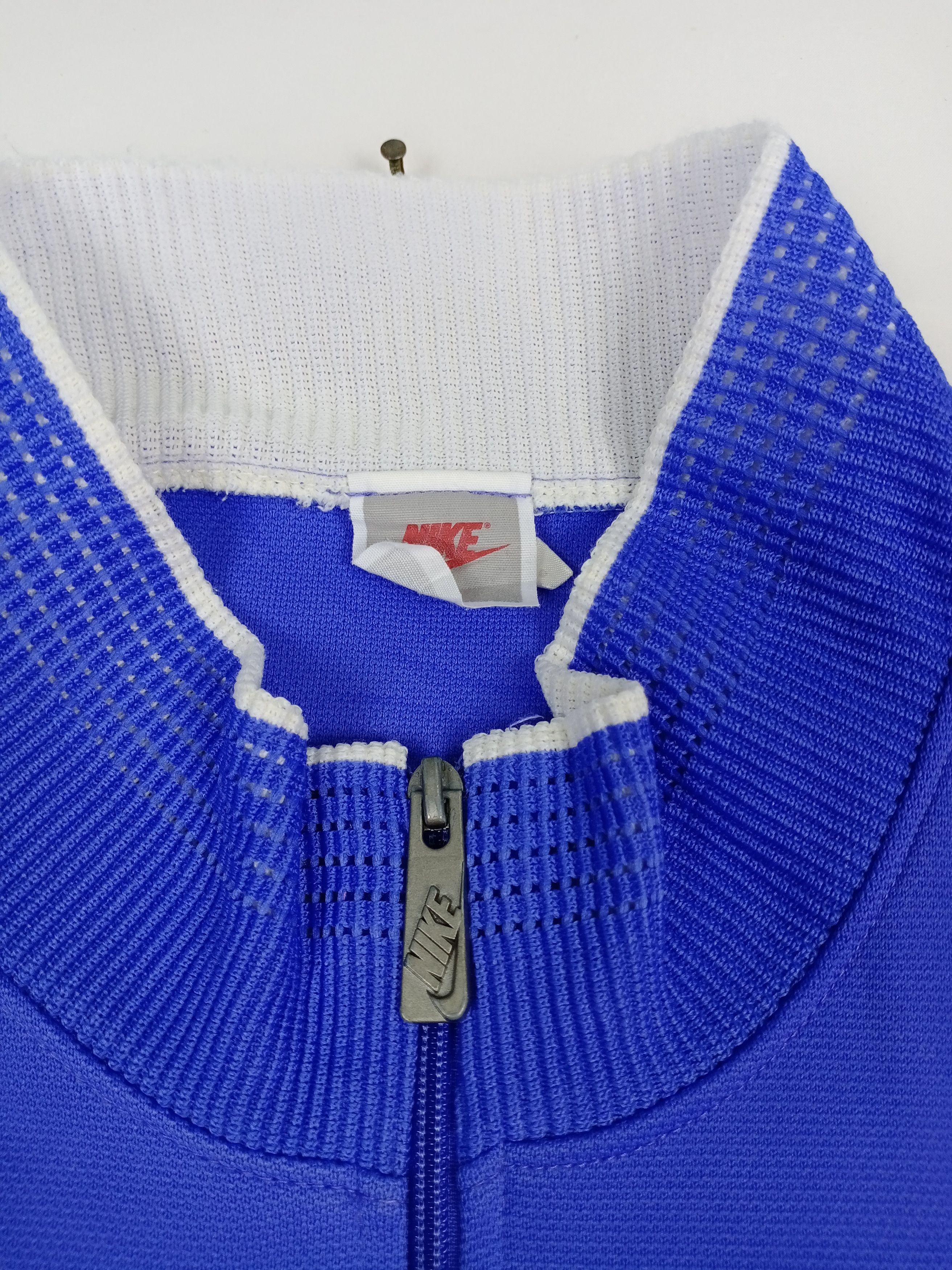 Nike × Vintage Vintage 90s Nike Gray Tag Embroidered logo Sweater Size US XL / EU 56 / 4 - 5 Thumbnail