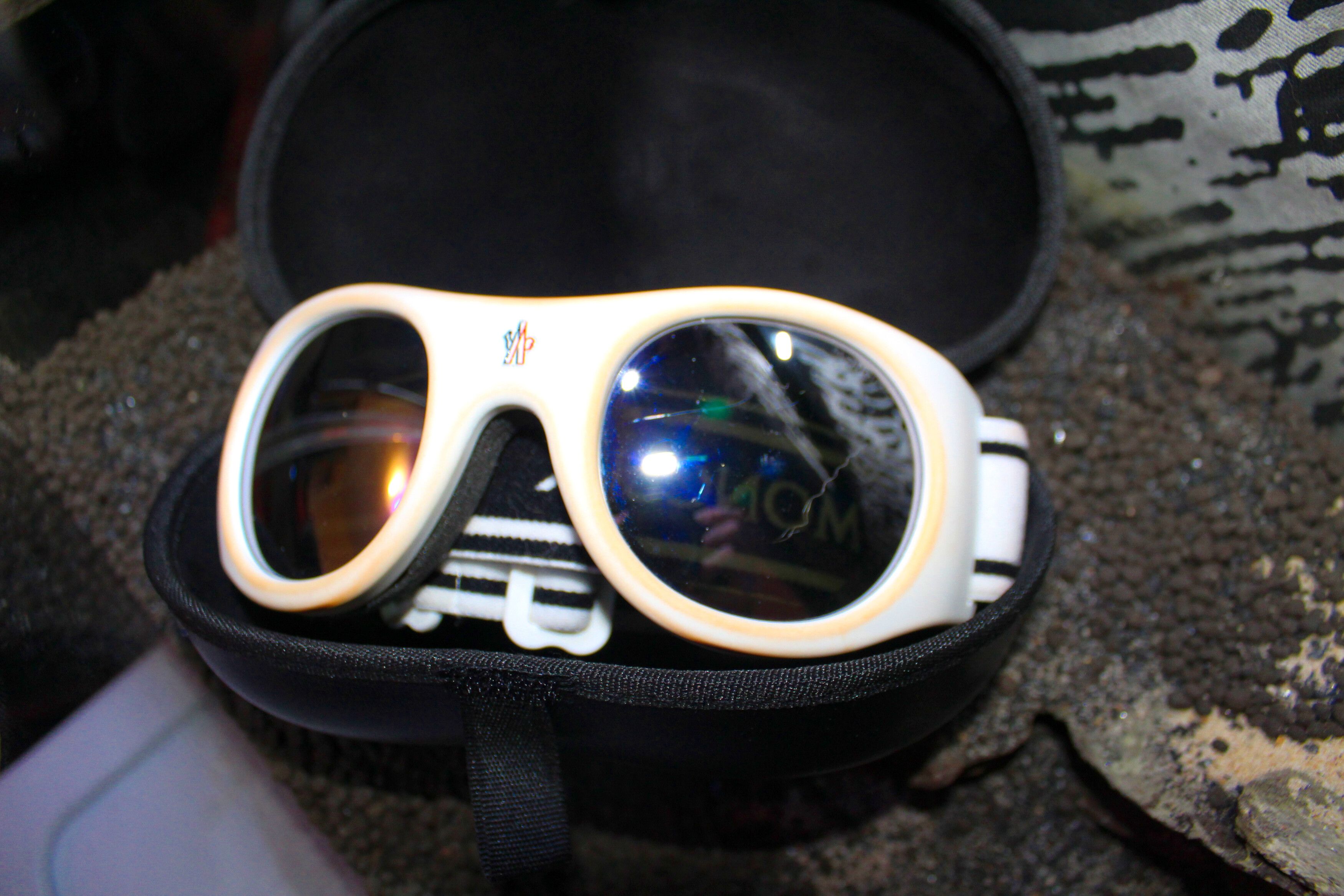 MONCLER - Ski Mask-Goggles 'ML0051' /White