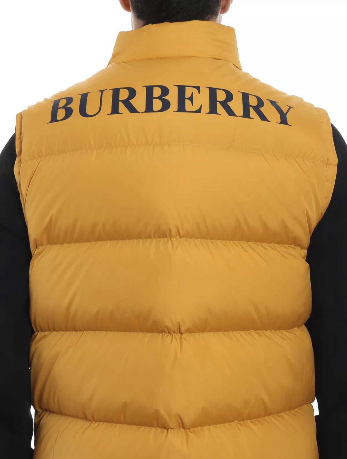 Burberry vest yellow on sale