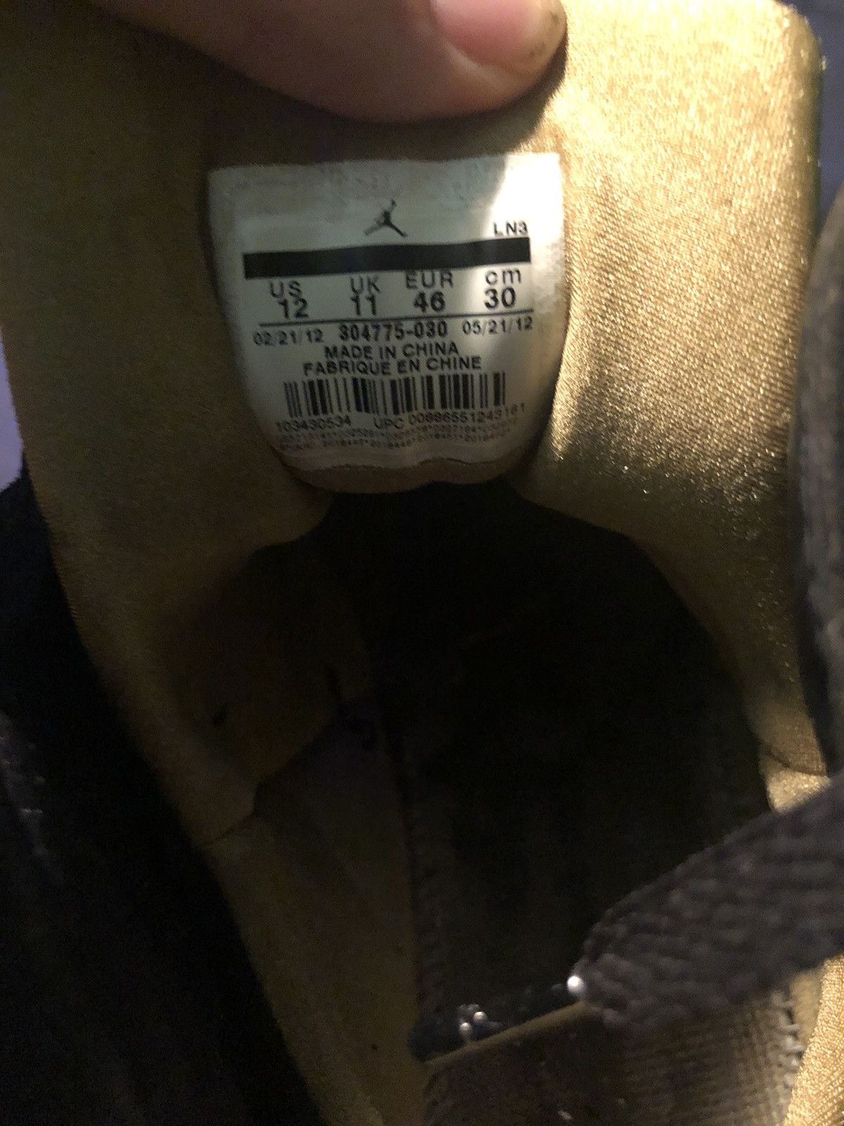 Jordan Brand Air Jordan 7 Retro GMP 2012 Size US 12 / EU 45 - 10 Thumbnail