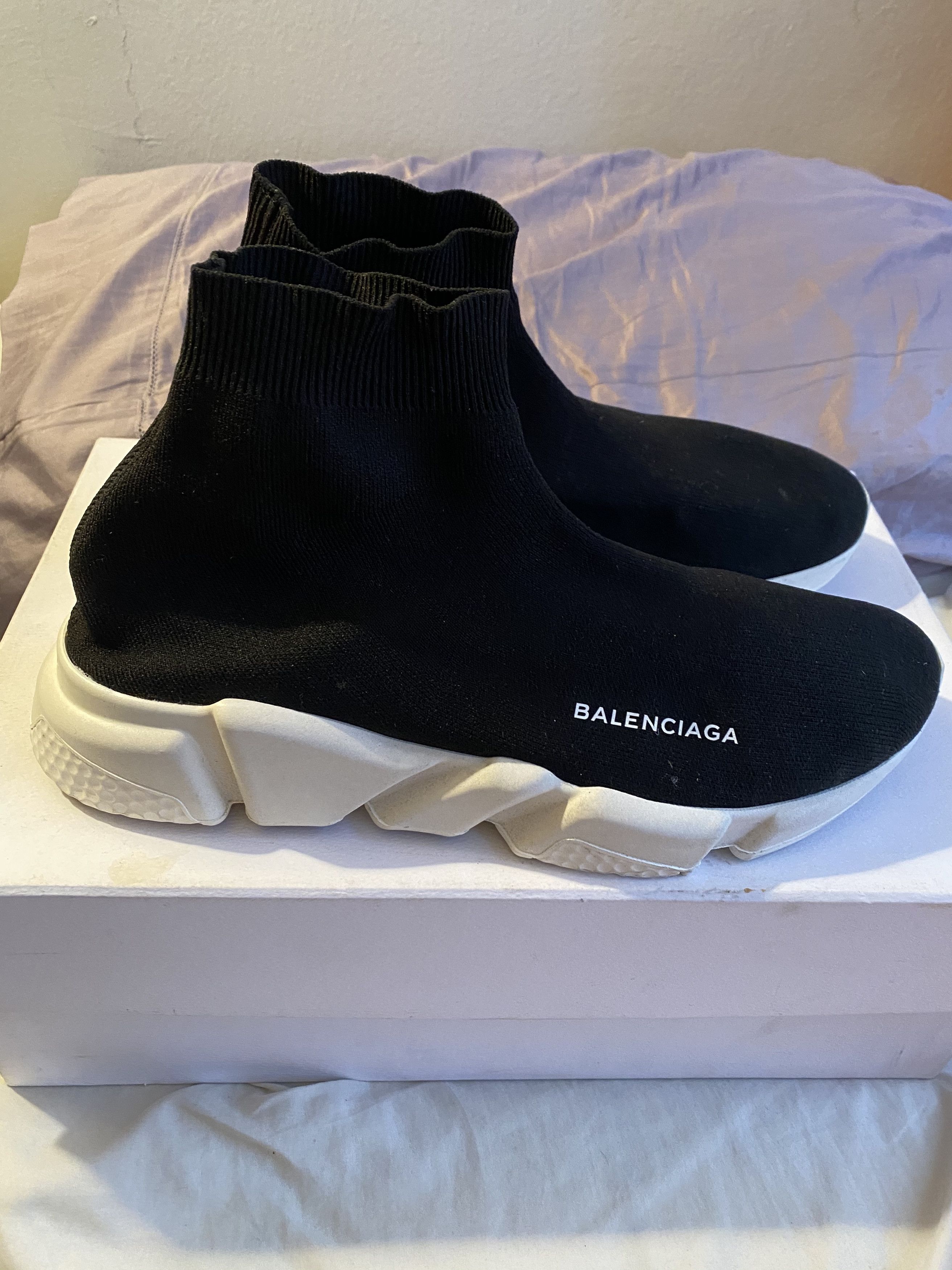 Balenciaga Speed Trainer Black White (2016)