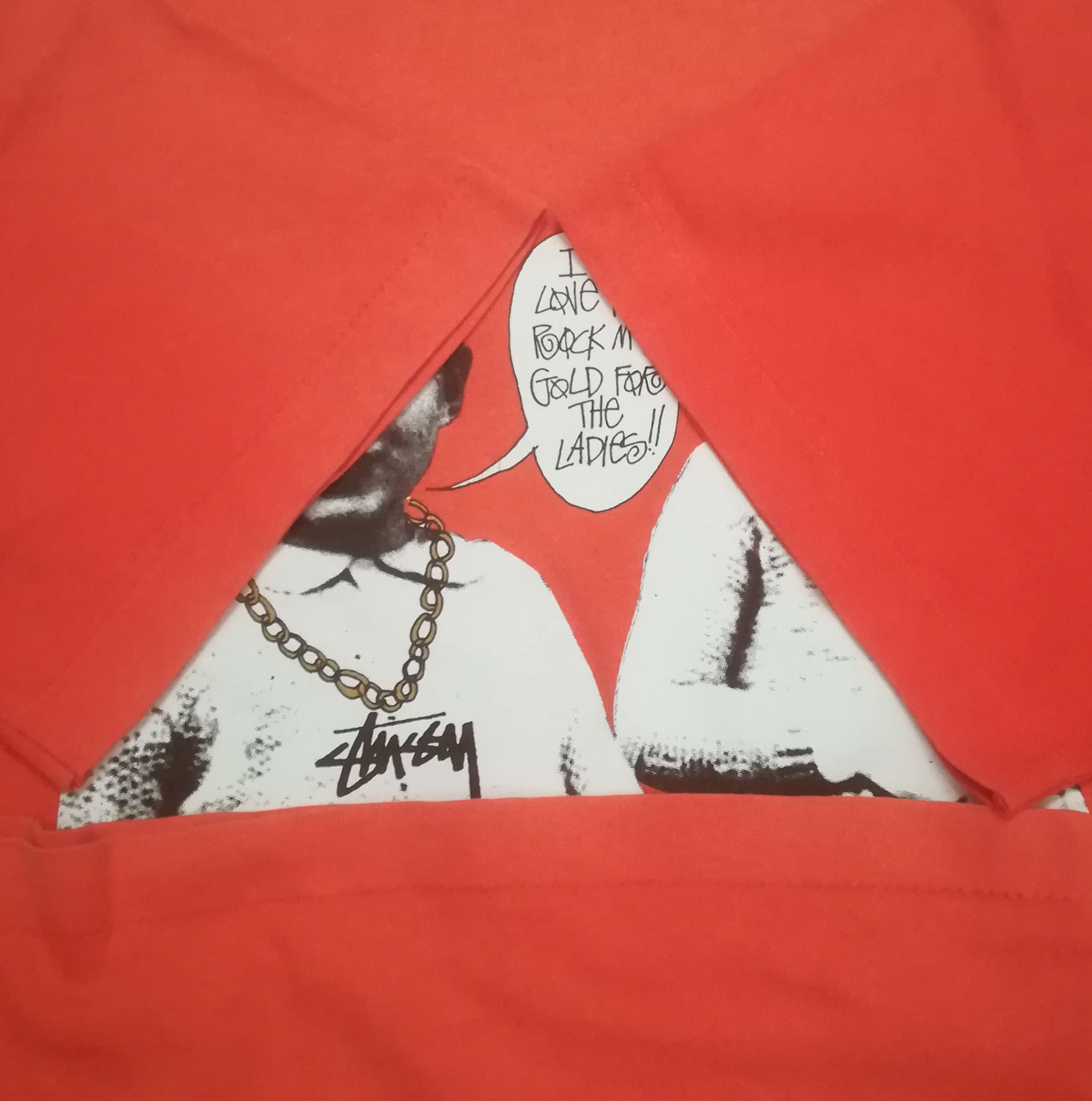 Vintage Rare Stussy Photoprint Tshirt