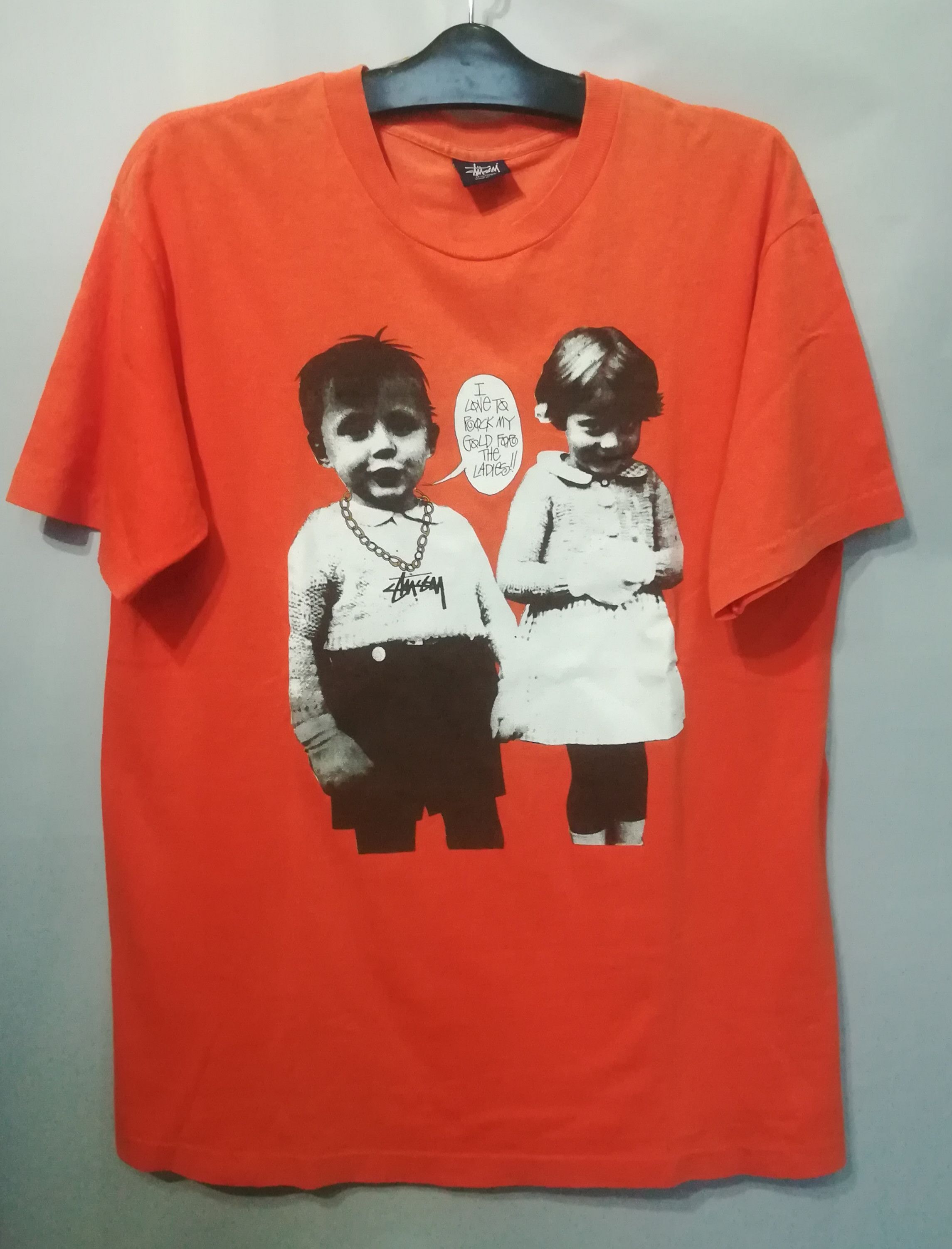 Vintage Rare Stussy Photoprint Tshirt