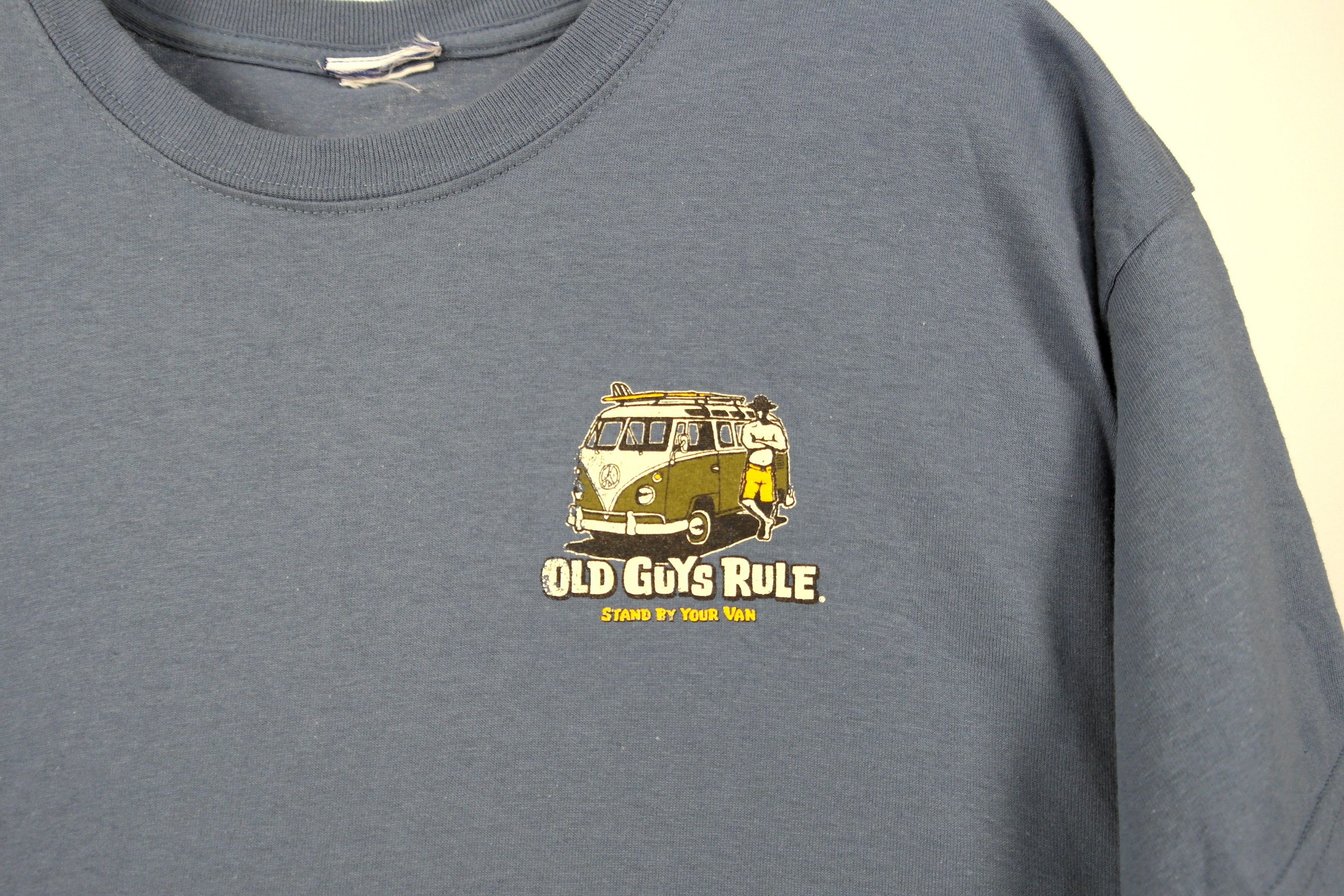 Vintage Vintage Old Guys Rule Tee Shirt Size US XL / EU 56 / 4 - 4 Thumbnail